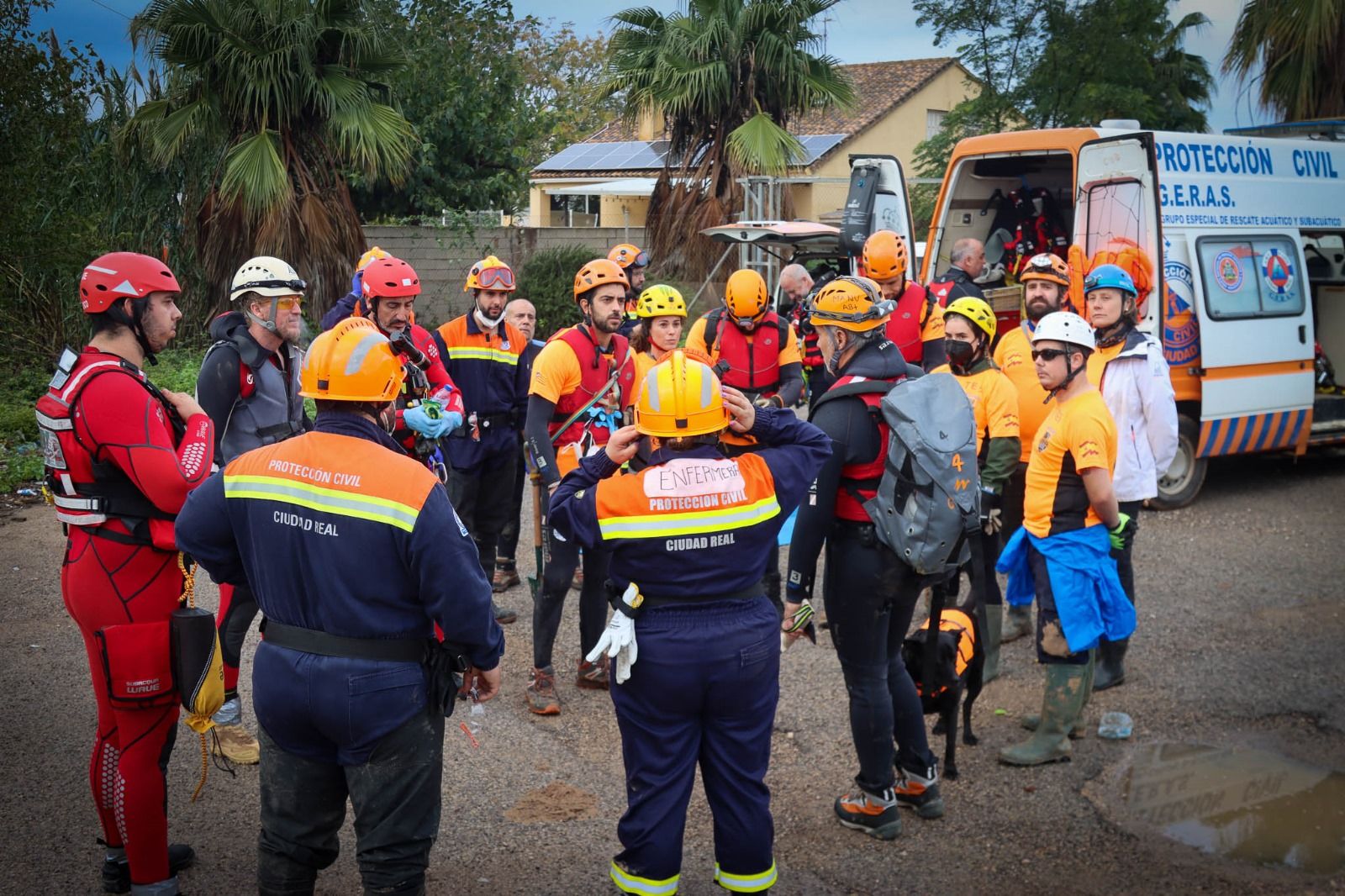 Protecció Civil en la dana
