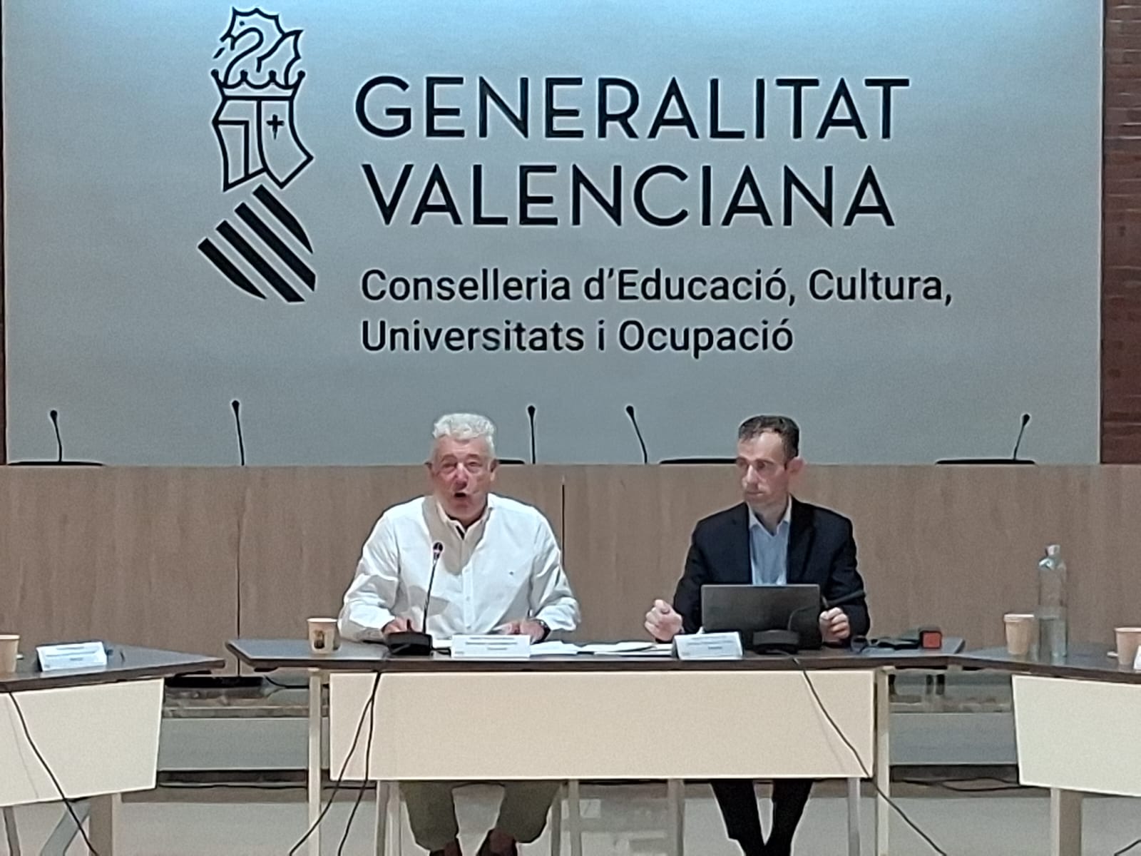 El secretari autonòmic d'Educació, Daniel Mcevoy