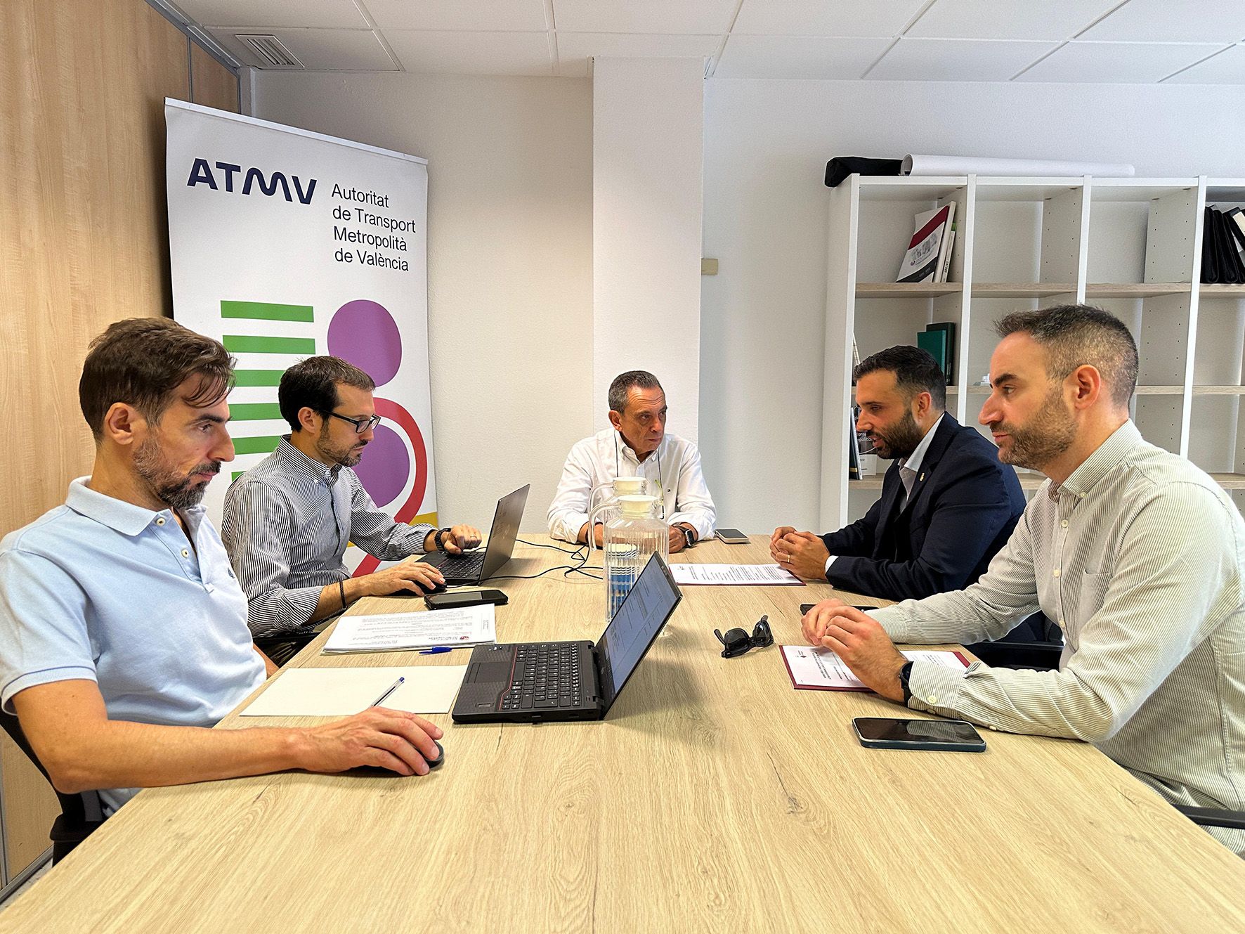 Reunió de l'alcalde de Sagunt amb ATMV