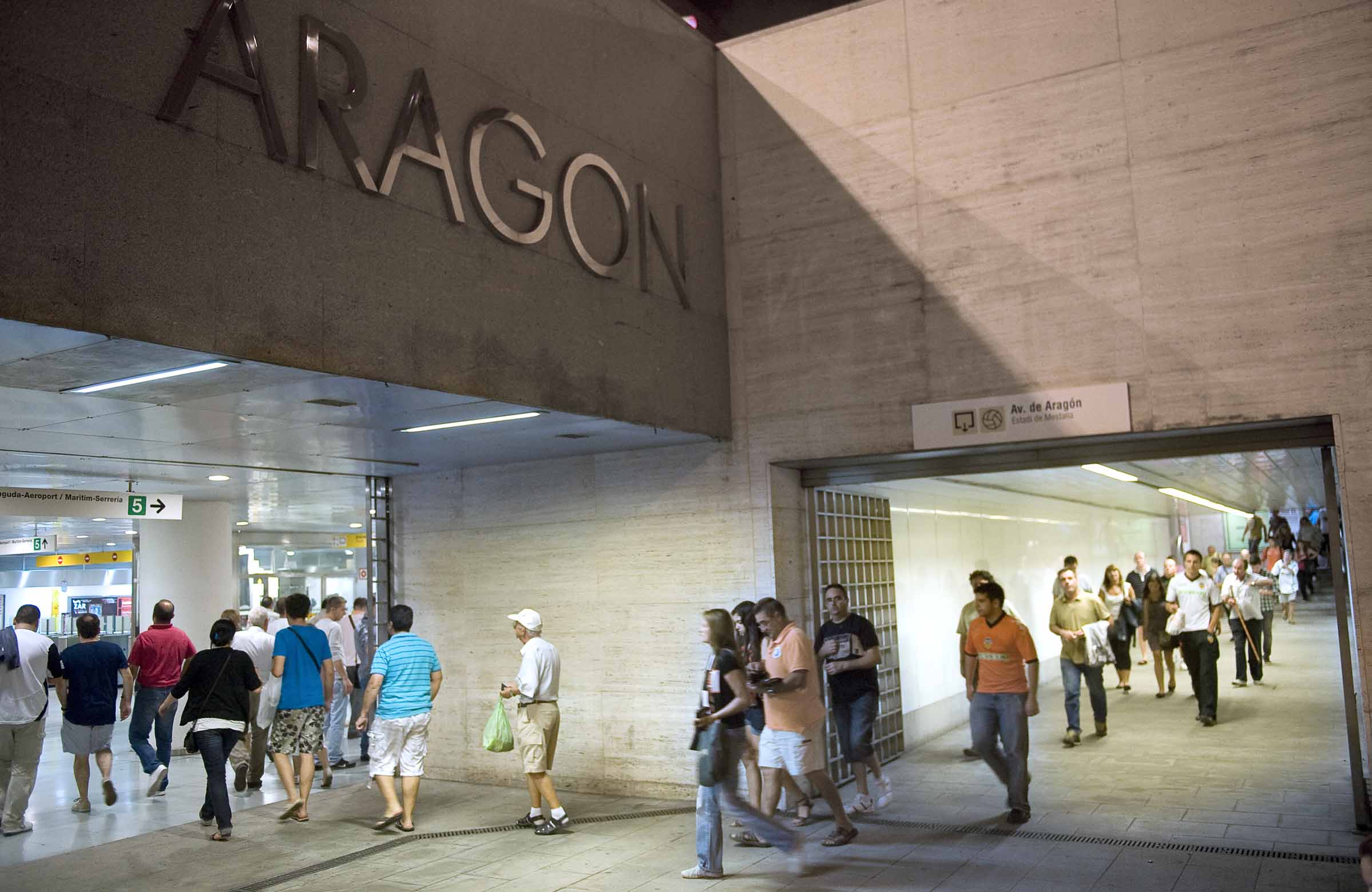 Estació de Metrovalencia d'Aragó