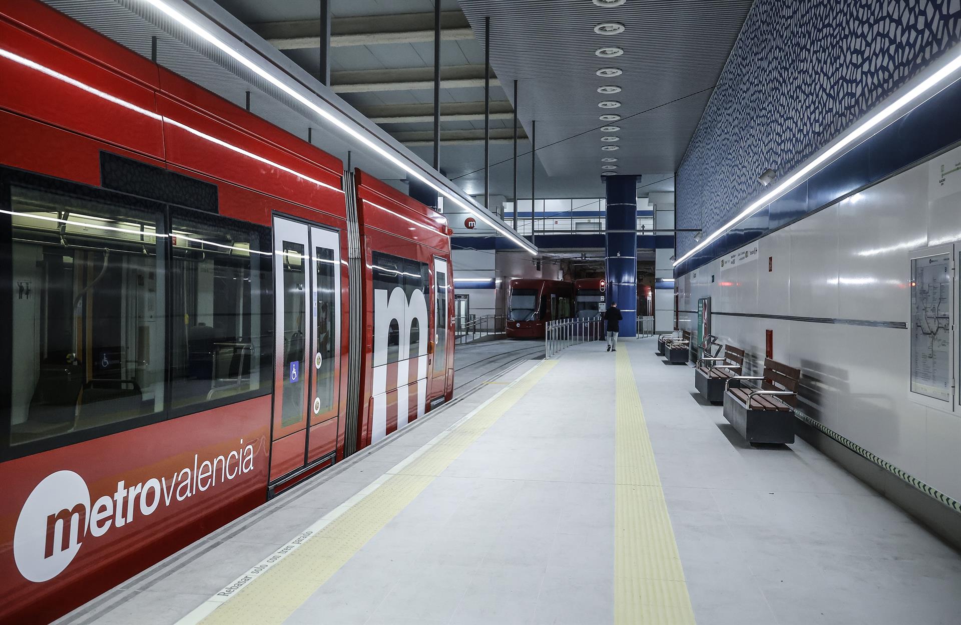 Imagen de una estación de Metrovalencia Imagen de una estación de Metrovalencia