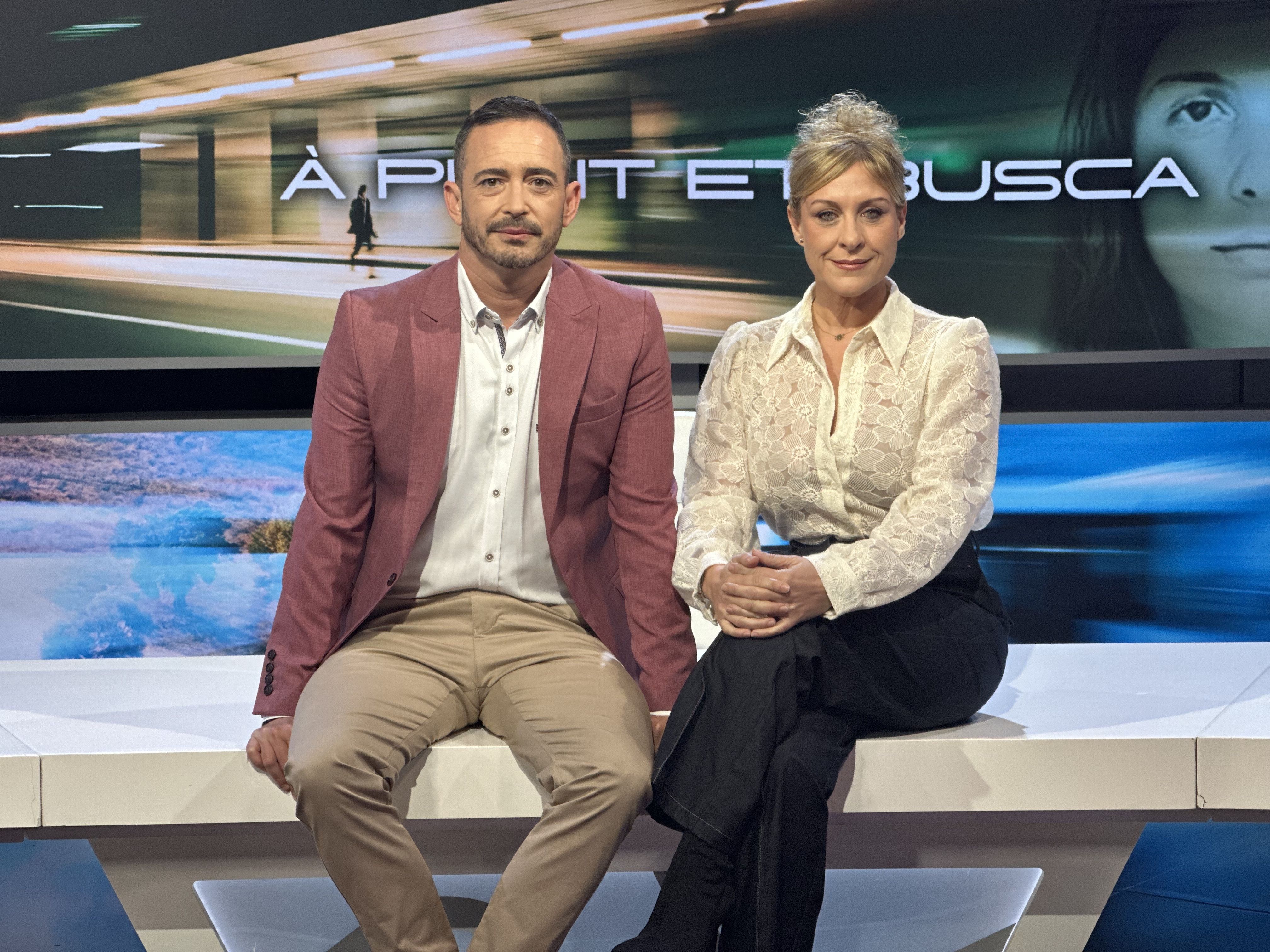 Presentadors À Punt et busca, Juan Nieto i Mireia Llinares