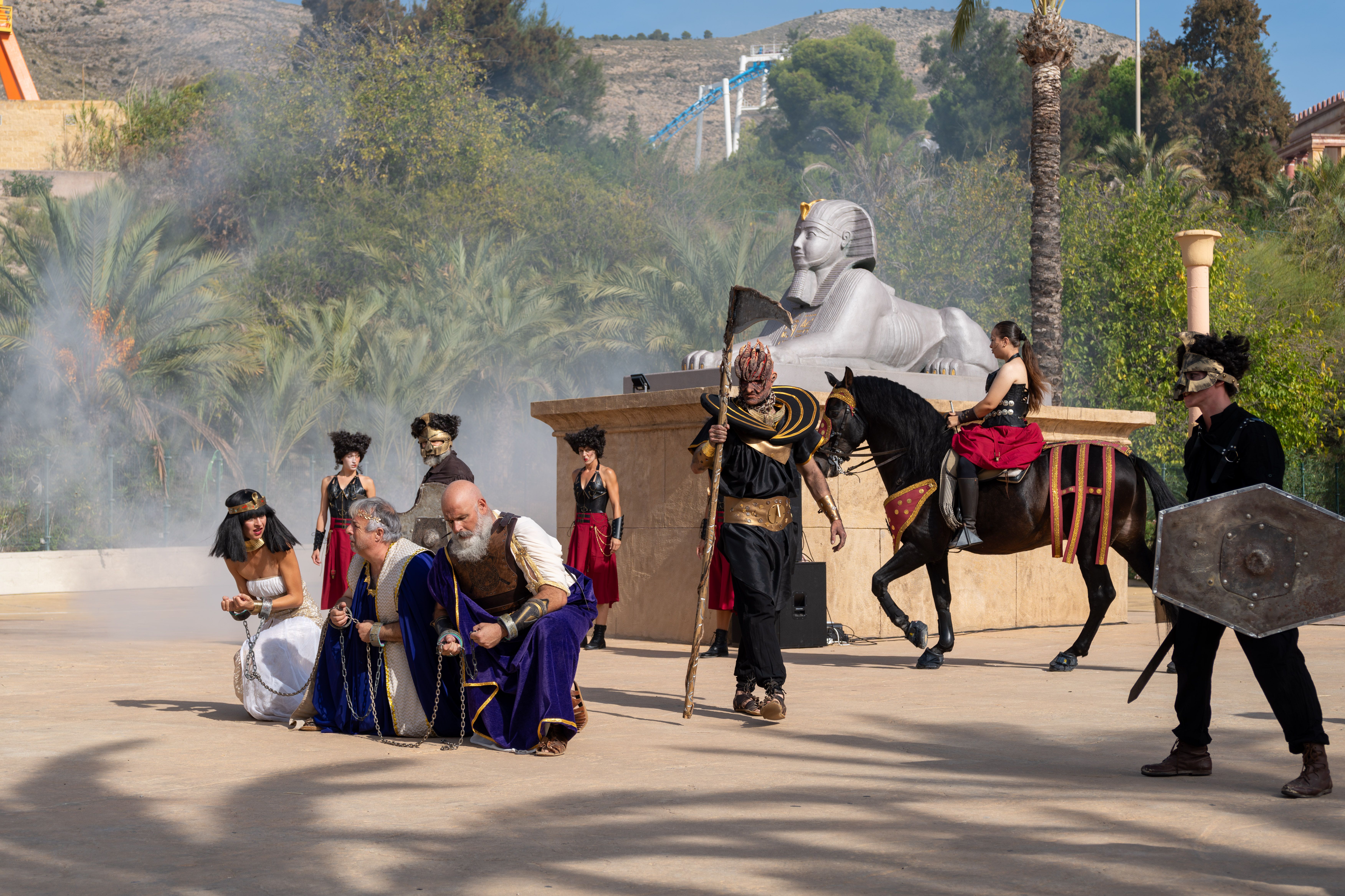 Espectacle "La Conquesta de Cronos" a Terra Mítica