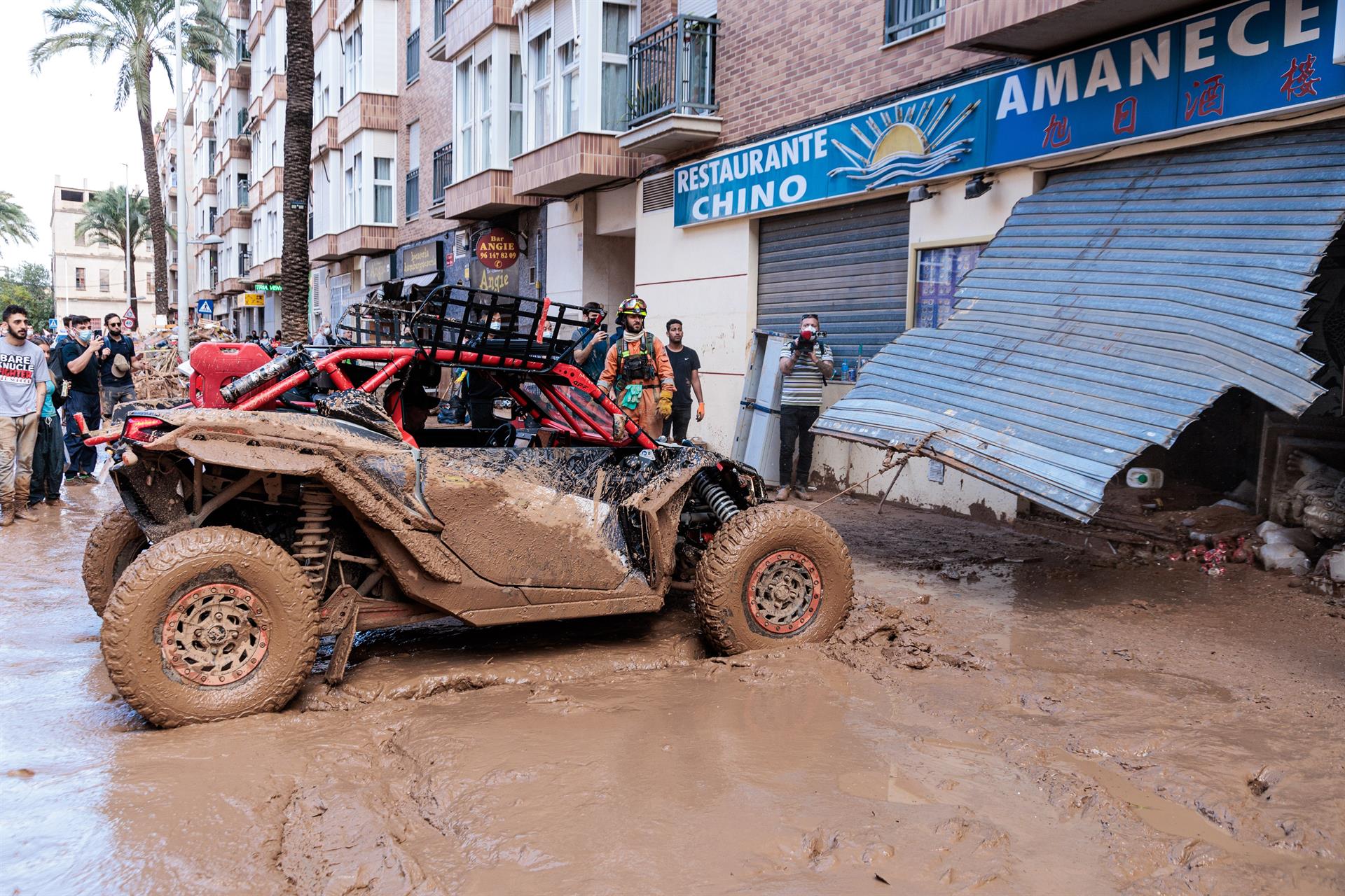 Un negoci afectat per la DANA - Foto: Europa Press