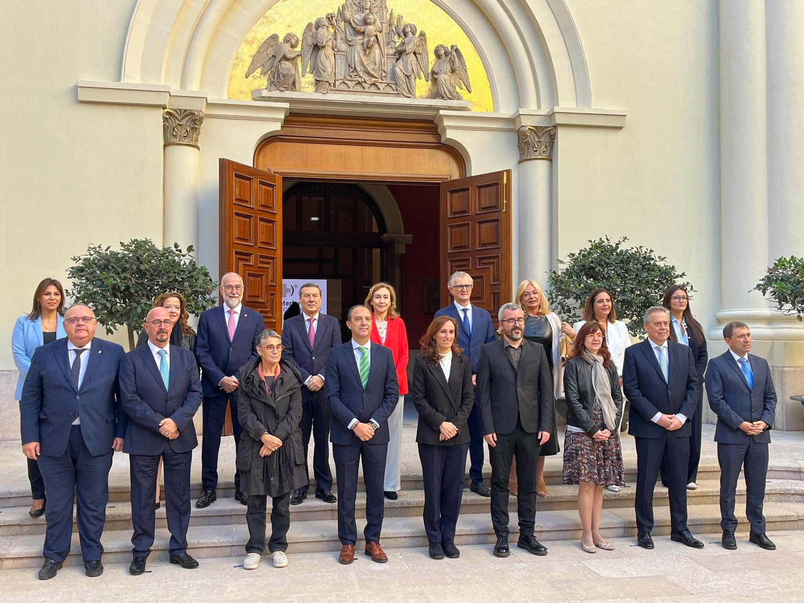 El conseller de Sanitat, Marciano Gómez i la Ministra de Sanitat, Mónica García