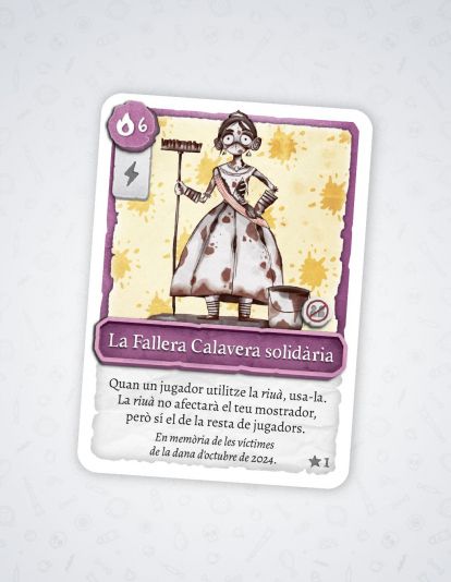 Carta de la Fallera Calavera solidaria Carta de la Fallera Calavera solidaria