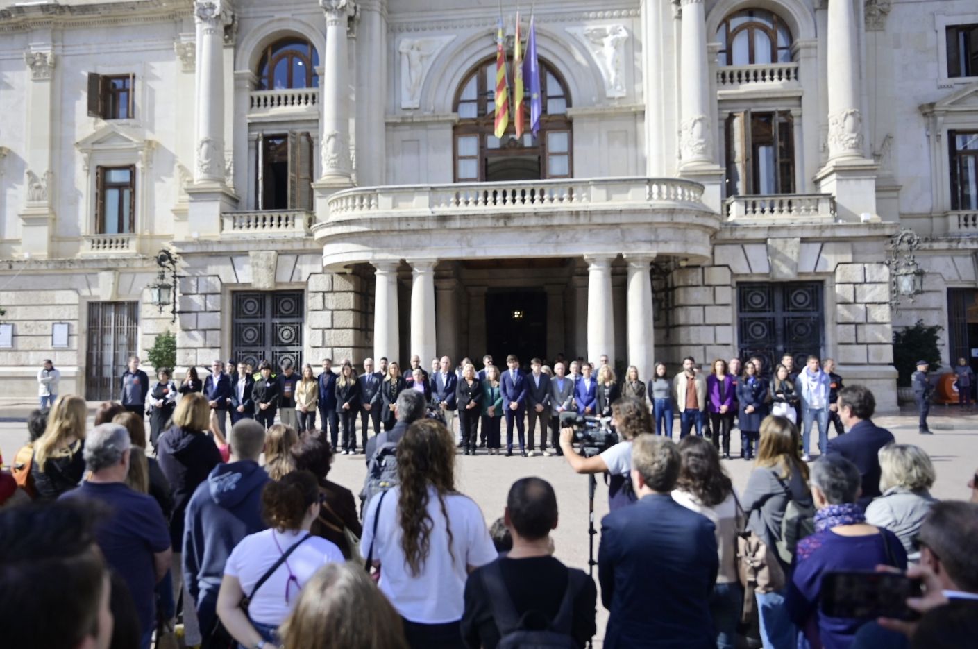Minut de silenci Dana Ajuntament de València 