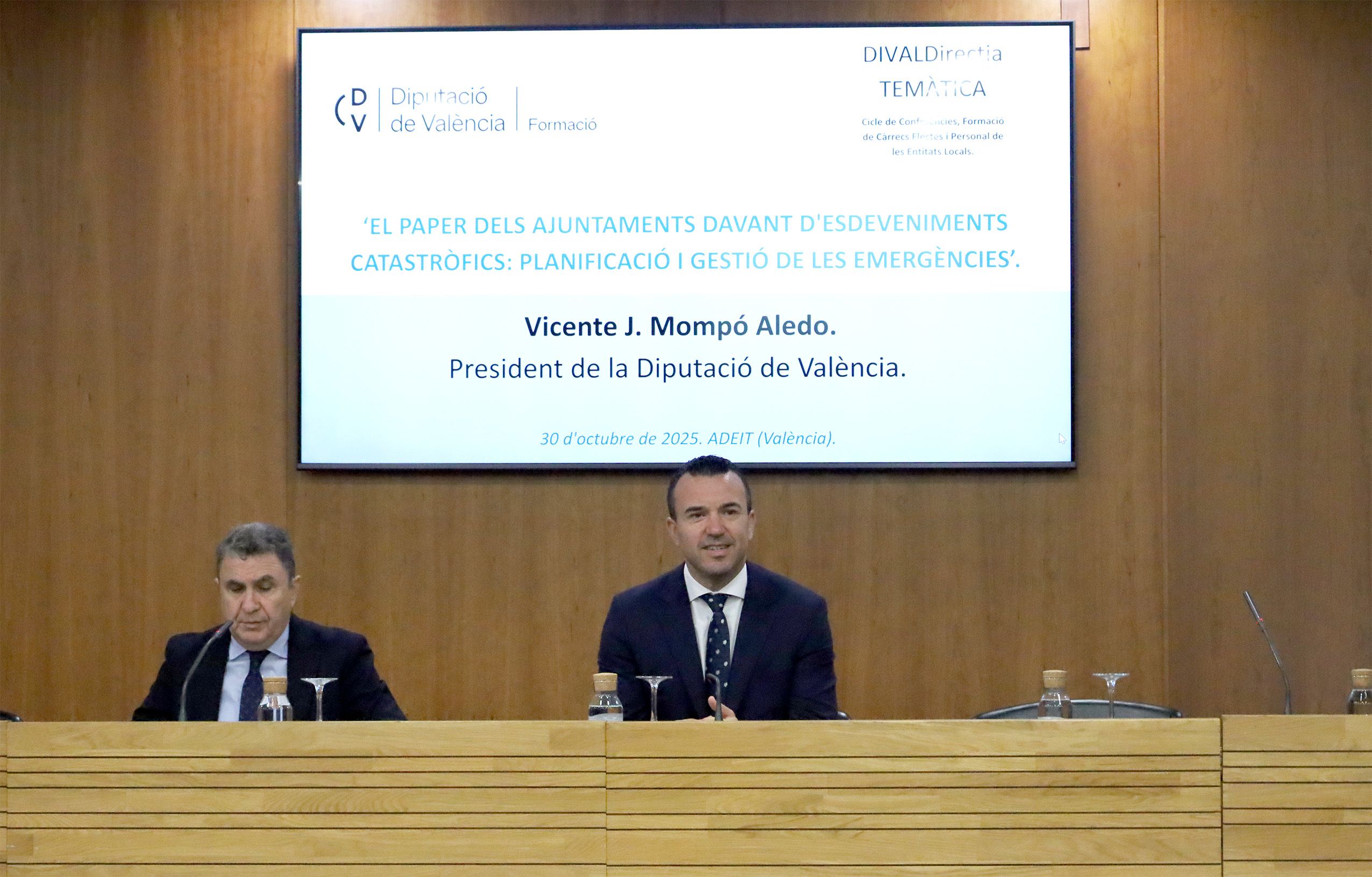 President de la Diputació de València, Vicent Mompó