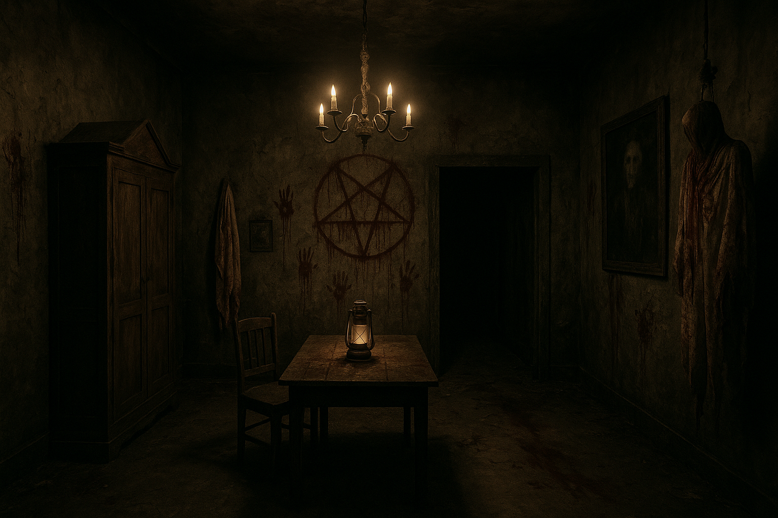 Una sala d'escape room de por