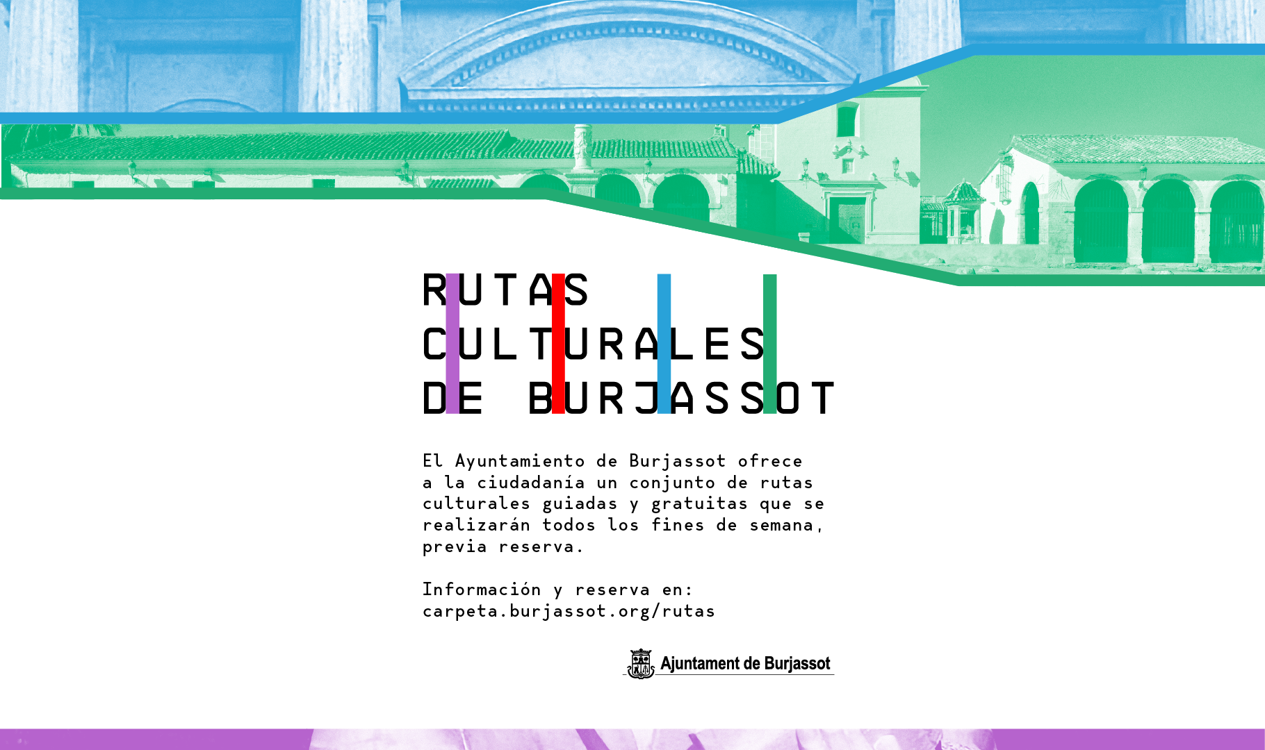 Cartel de Rutas Culturales de Burjassot