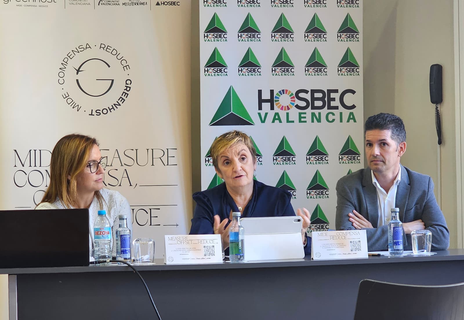 La consellera de Innovació, Industria, Comerç i Turisme, Marián Cano, en un acte d'HOSBEC