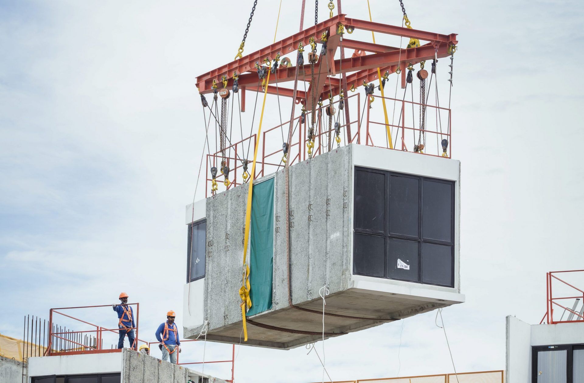 Proceso de construcción de una vivienda industrializada (Foto: IYCSA)