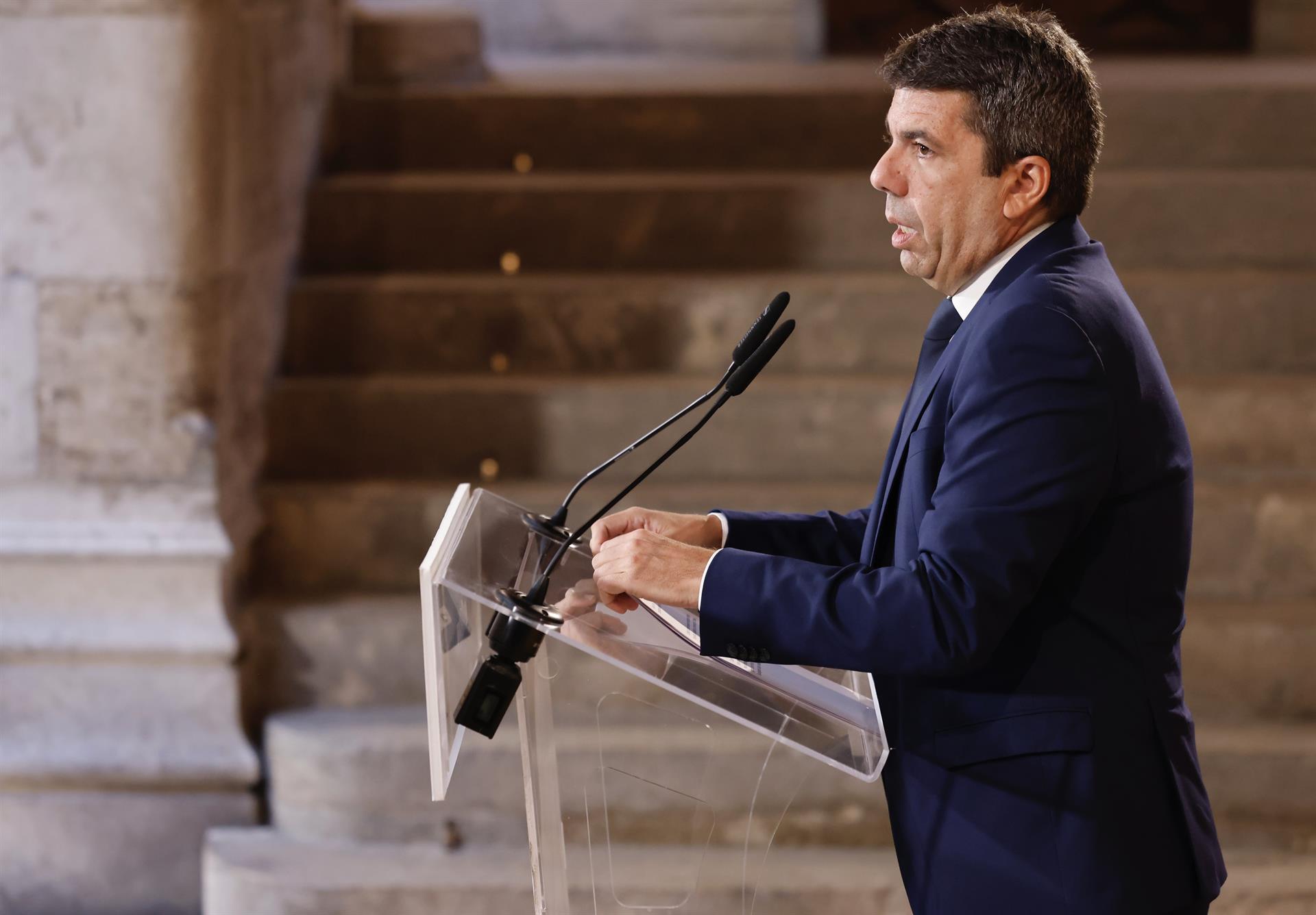 El president de la Generalitat, Carlos Mazón