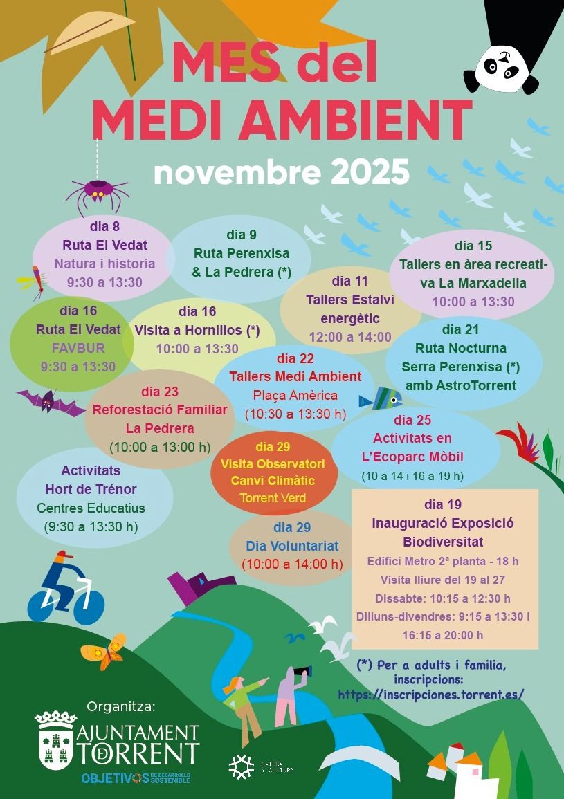 Cartel del Mes del Medio Ambiente del ayuntamiento de Torrent