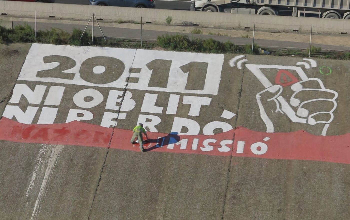 Mural protesta contra Mazón Mural protesta contra Mazón