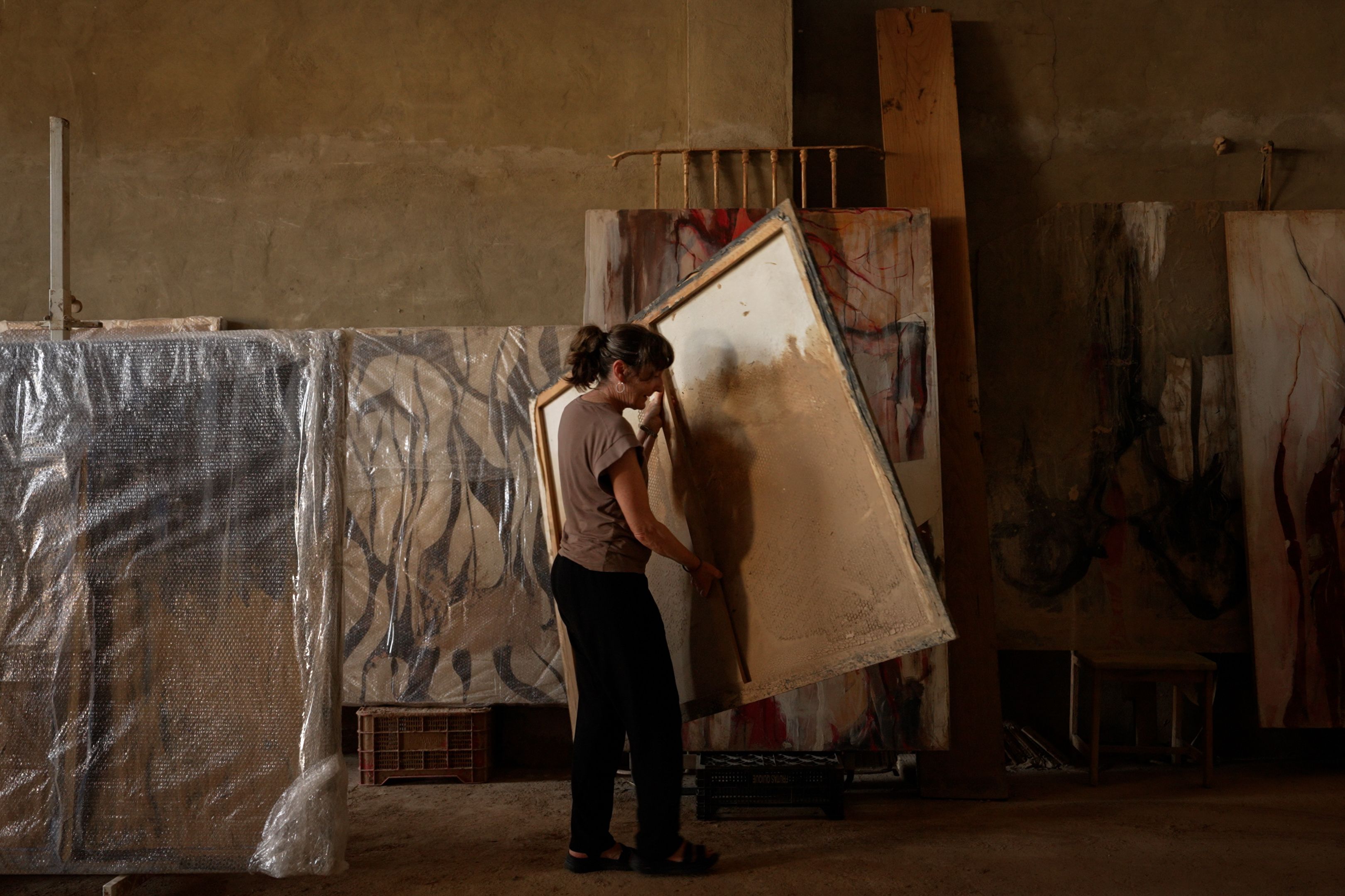 Una artista afectada per la DANA Una artista afectada per la DANA