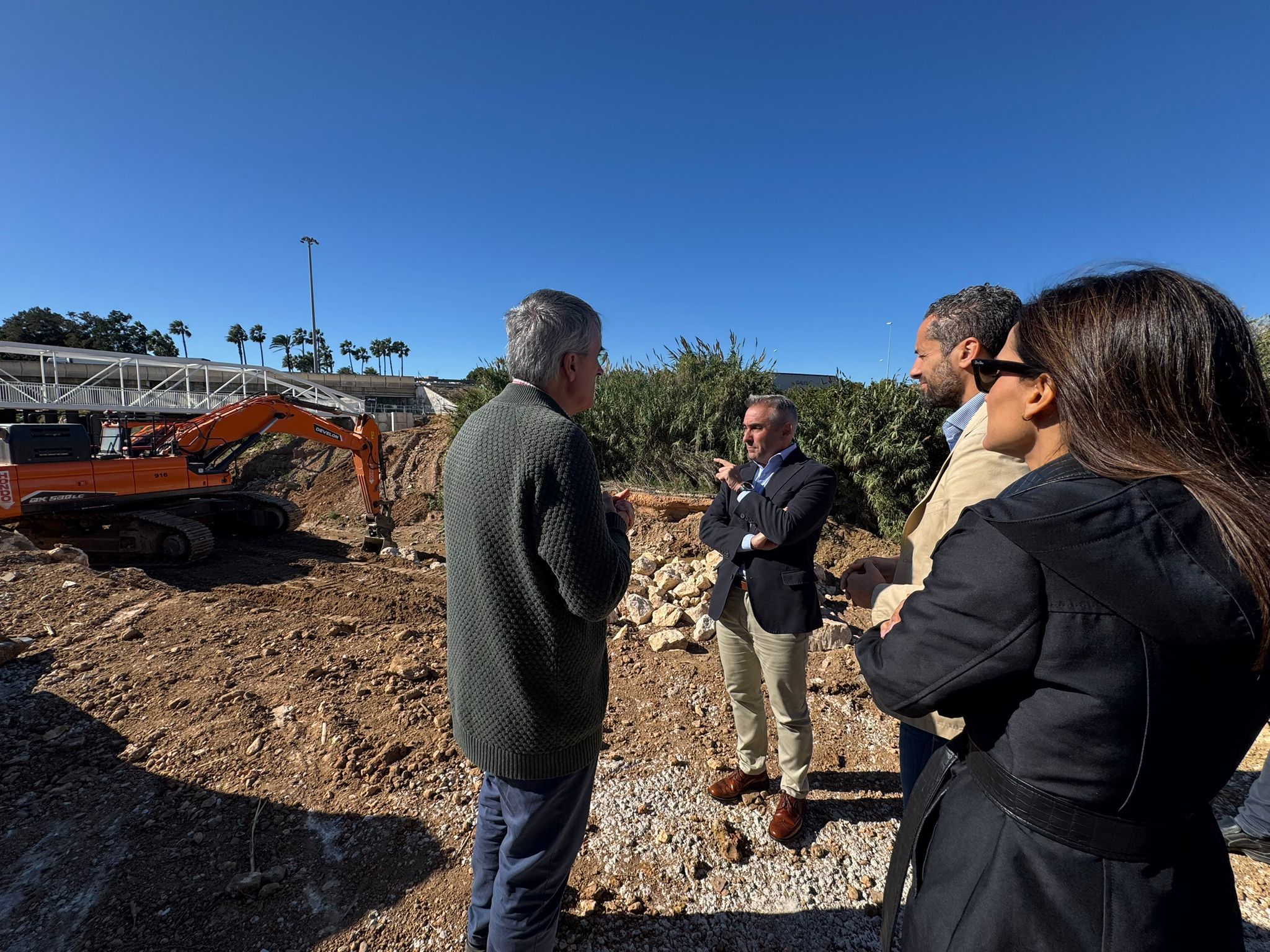 Miguel Barrachina y Sabina Goretti Galindo en el Barranc de Picassent