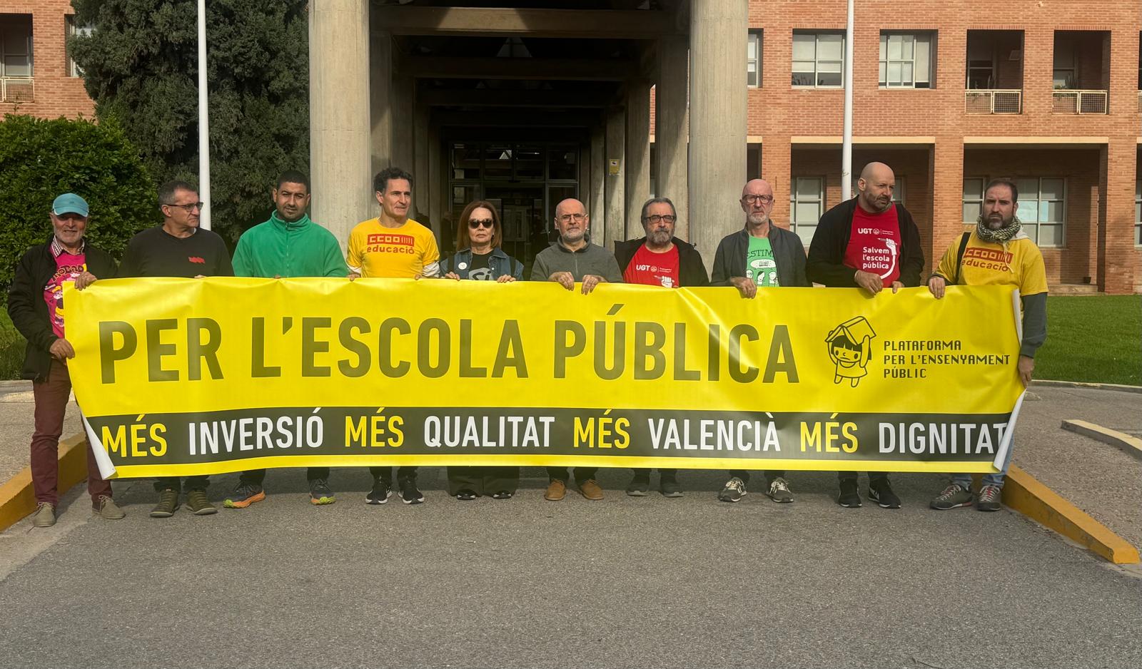 'Per l'escola pública'. Plataforma per l'ensenyament públic