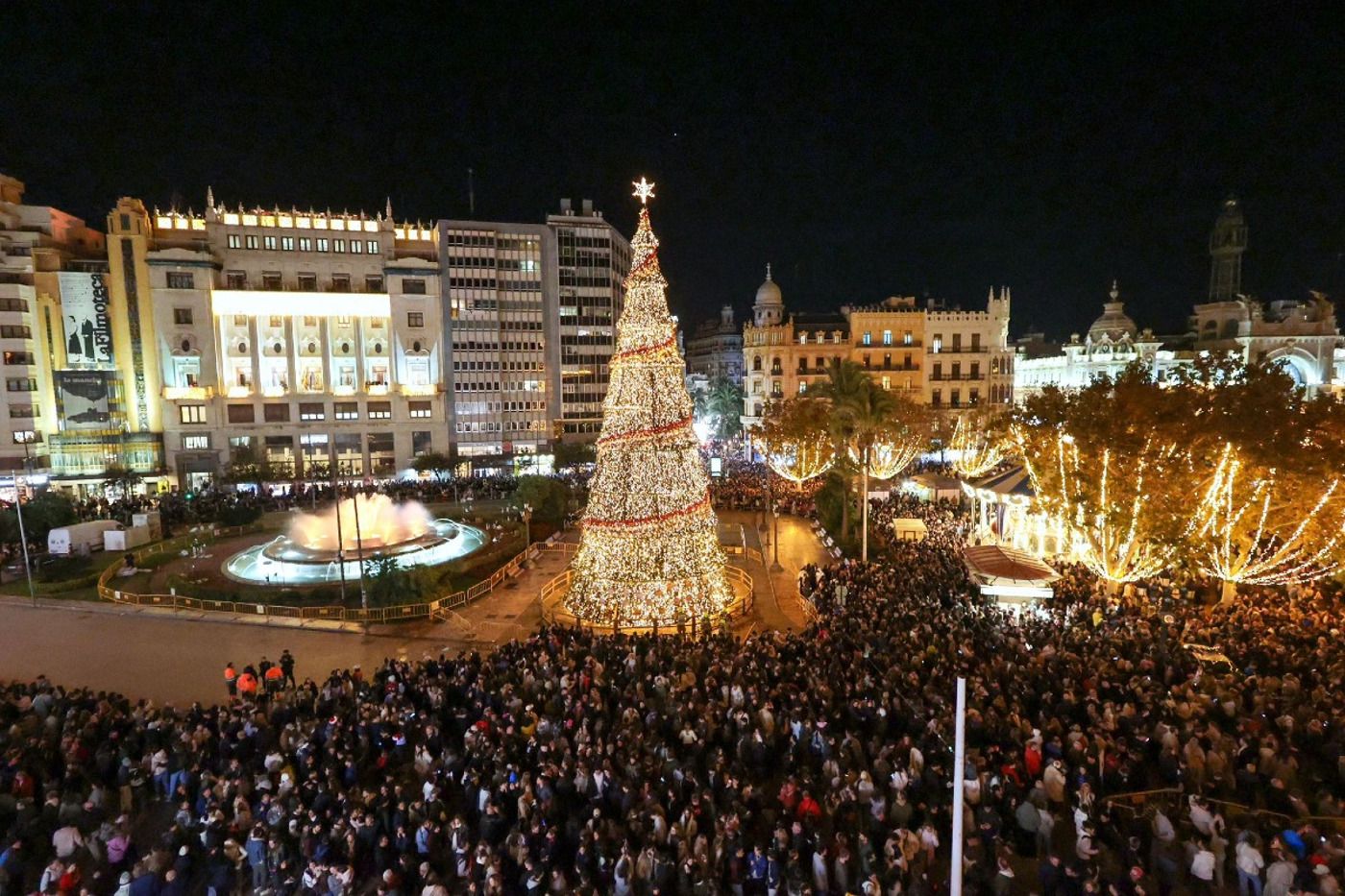 Luces de Navidad de Valencia 2024 / Foto: Ajuntament de València