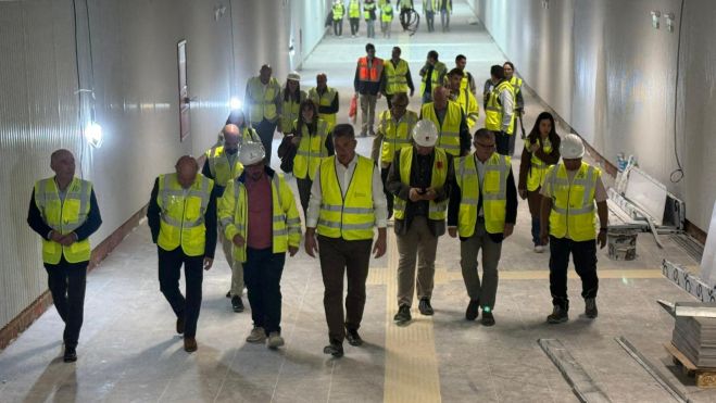 Visita institucional al túnel entre Alacant i Xàtiva de Metrovalencia