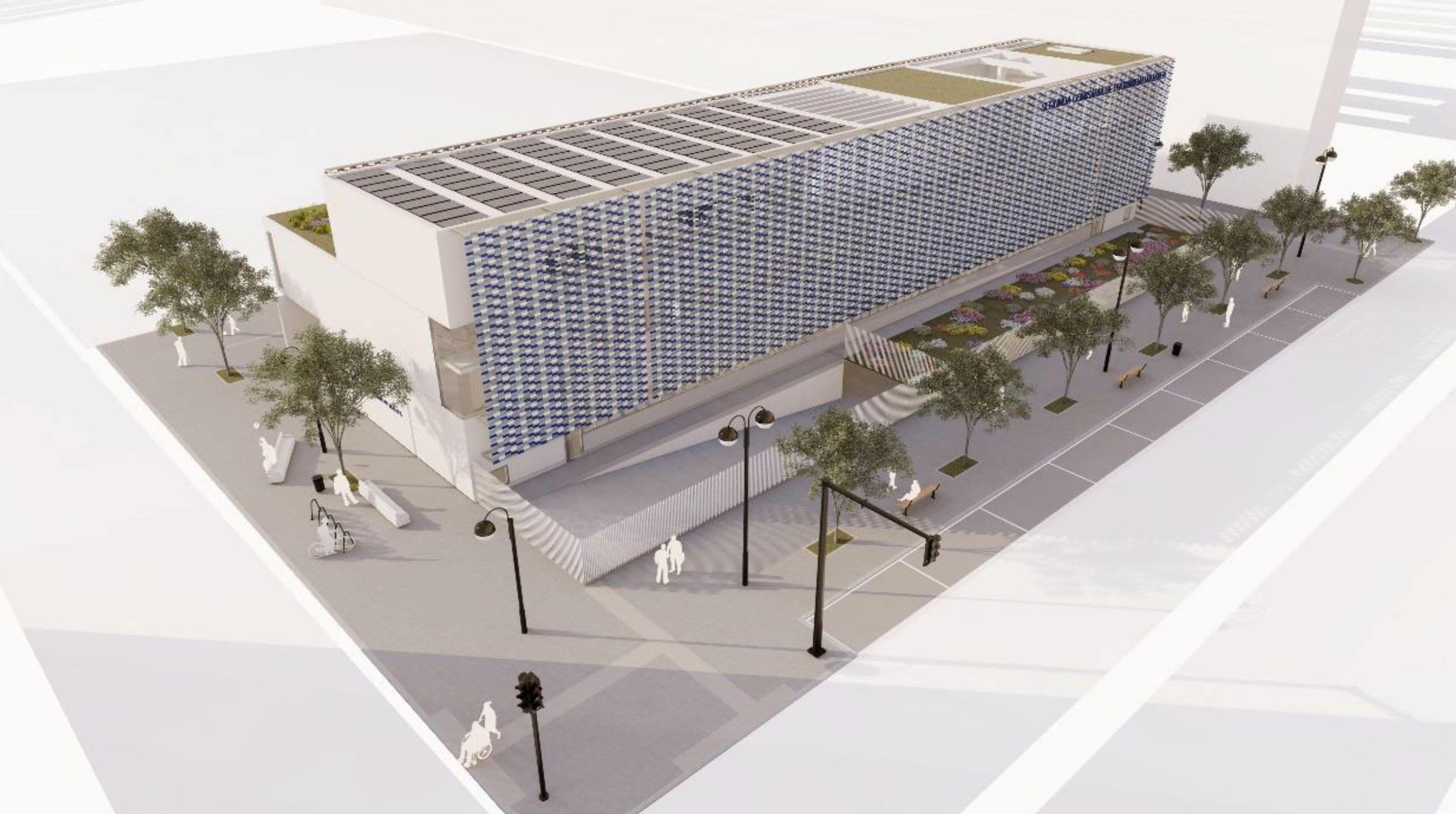  Projecte Comissaria Policia Local Malilla. Façana carrer Vicent Marco Miranda