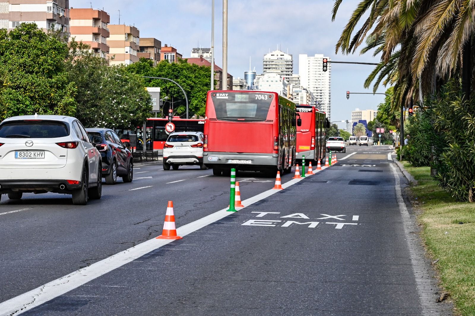 EMT carril exclusivo Pío XII 