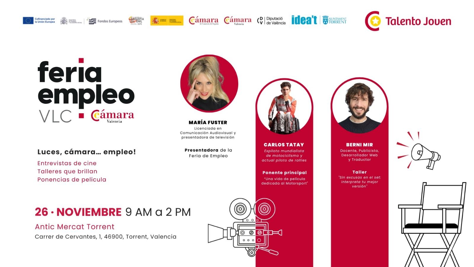 Cartel de la Feria Empleo Talento joven de Torrent Cartel de la Feria Empleo Talento joven de Torrent