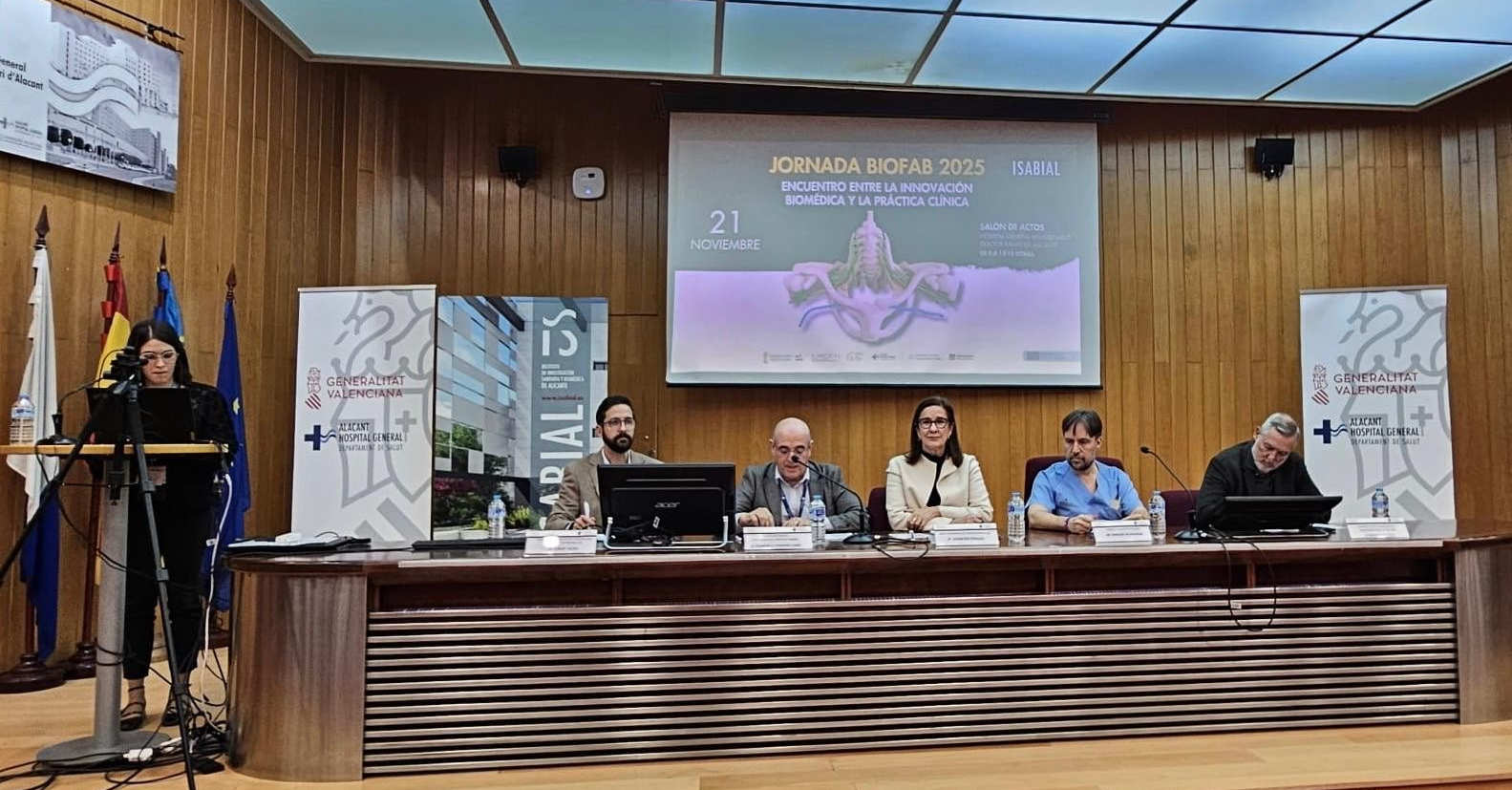 Inauguració de la jornada 'BIOFAB 2025: Trobada entre la innovació biomèdica i la pràctica clínica’