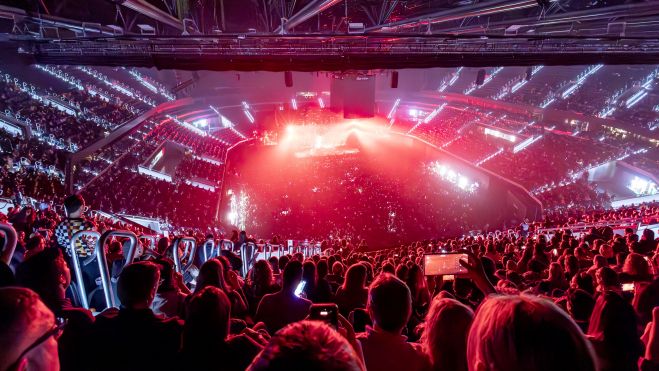 Imagen de un concierto en el Roig Arena Imagen de un concierto en el Roig Arena