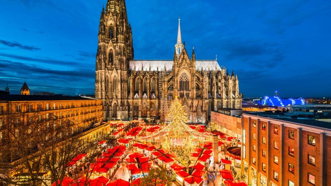 Mercado navideño Colonia Alemania. Foto: CamperDays
