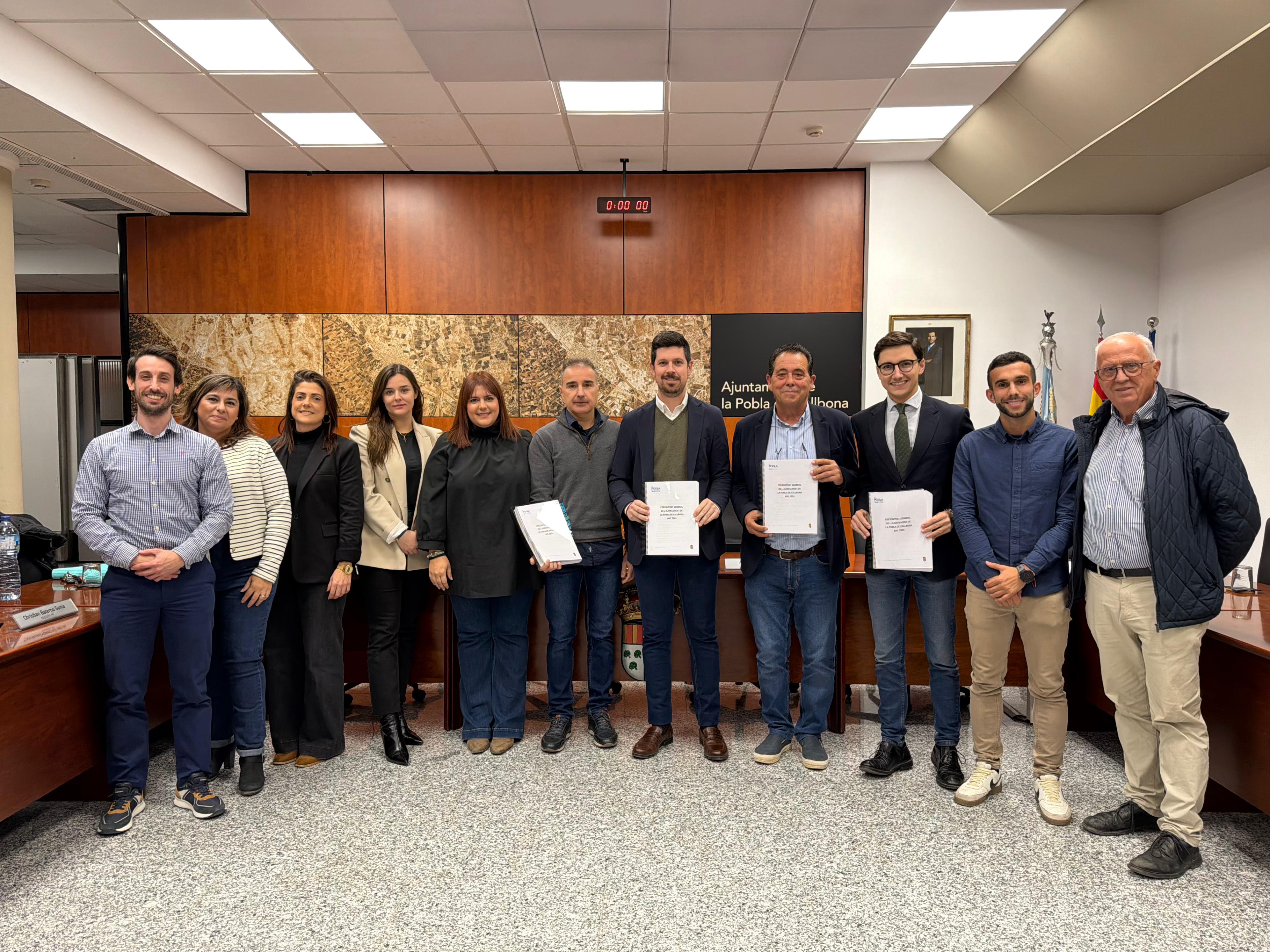 L’Ajuntament de la Pobla de Vallbona ha aprovat el pressupost municipal per a 2026, que arriba als 30 milions d’euros