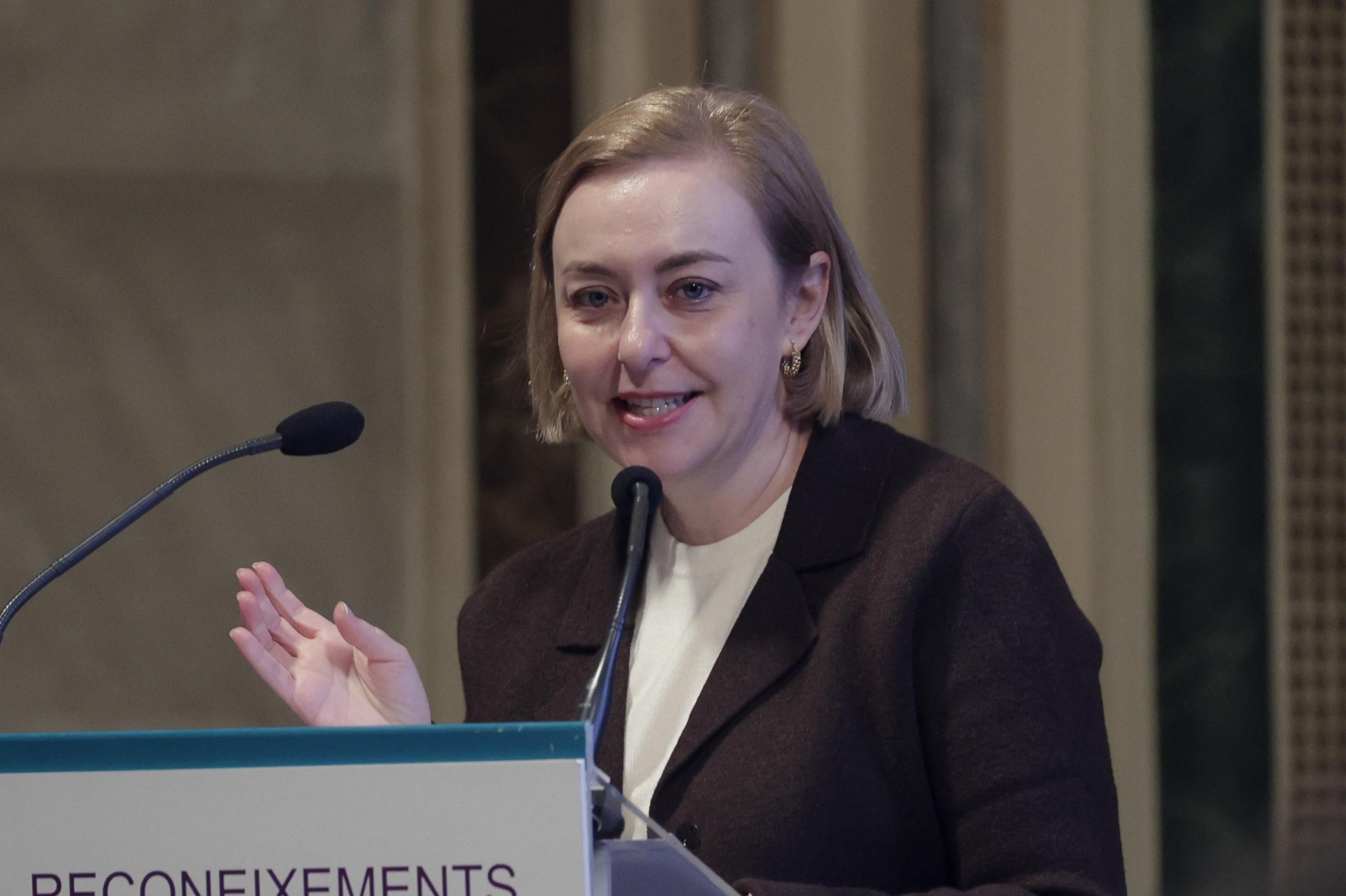 La vicepresidenta primera i diputada de Cooperació Municipal, Natàlia Enguix