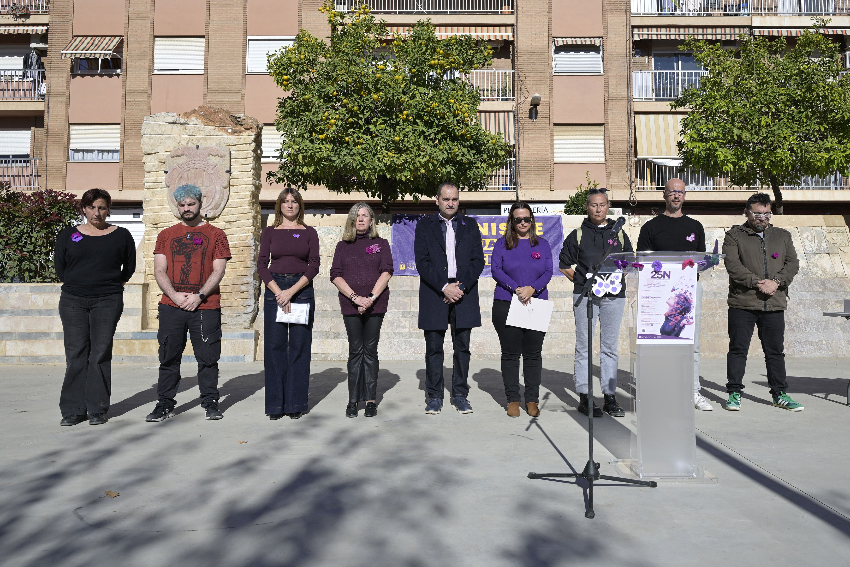 Acte de l'Ajuntament de Paiporta pel 25-N