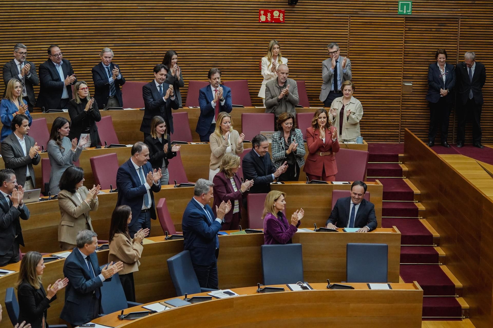 El secretari general del PP.  Juanfran Pérez Llorca (d) - Jorge Gil - Europa Press