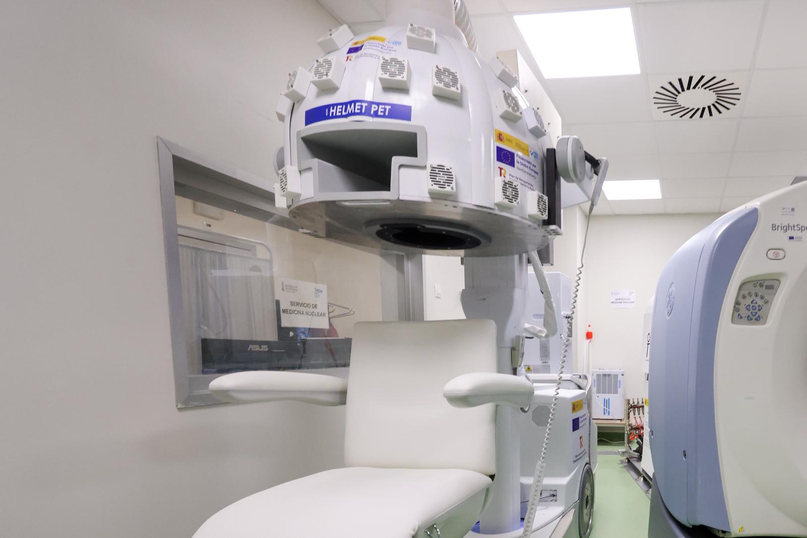  Prototip Helmet-PET, escàner de tomografia