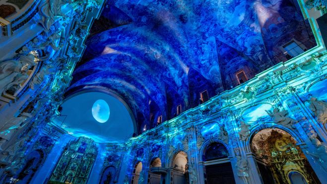 Espectáculo de luces Santos Juanes