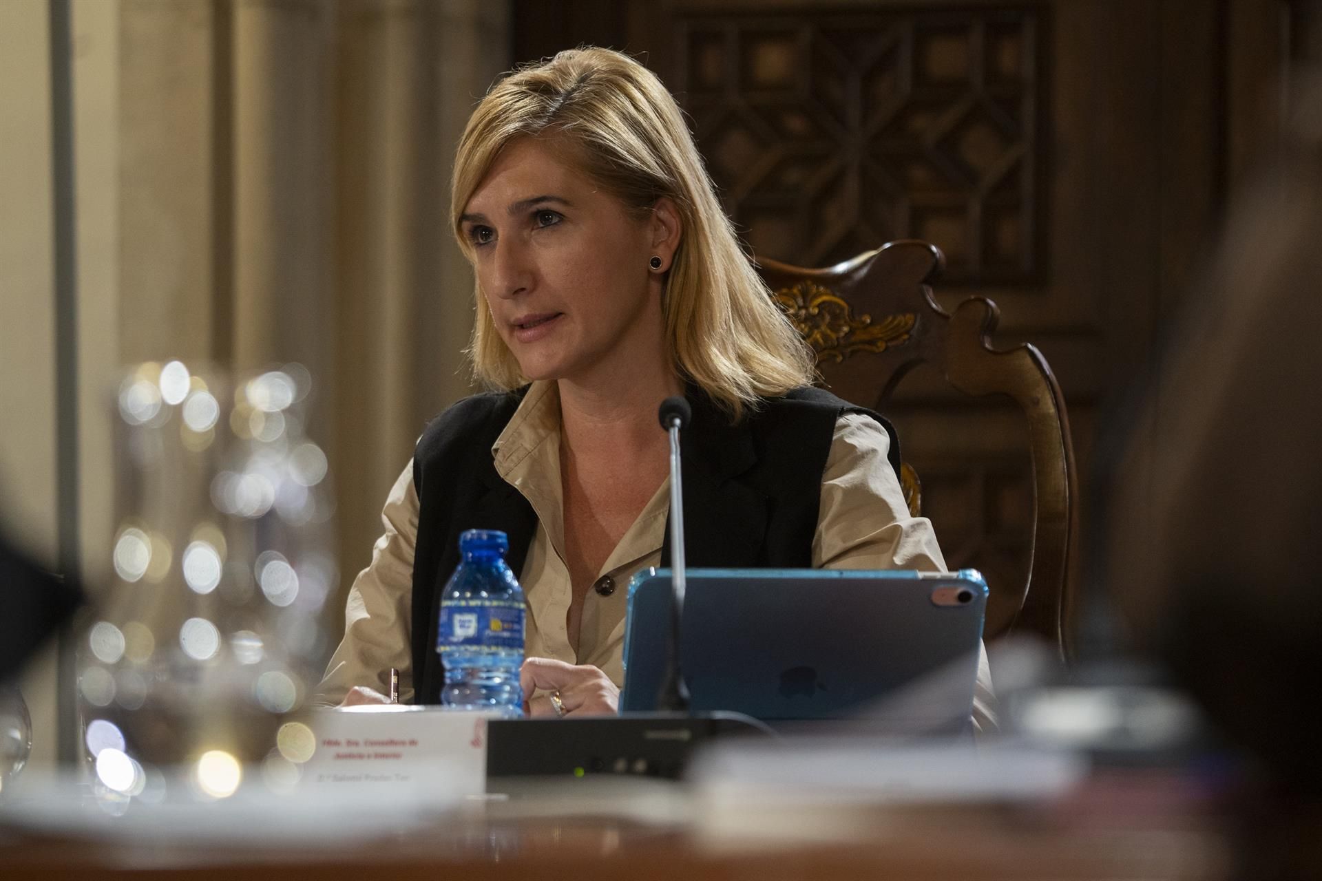 La consellera de Justícia i Interior de la Generalitat valenciana, Salomé Pradas - Foto: Jorge Gil - Europa Press