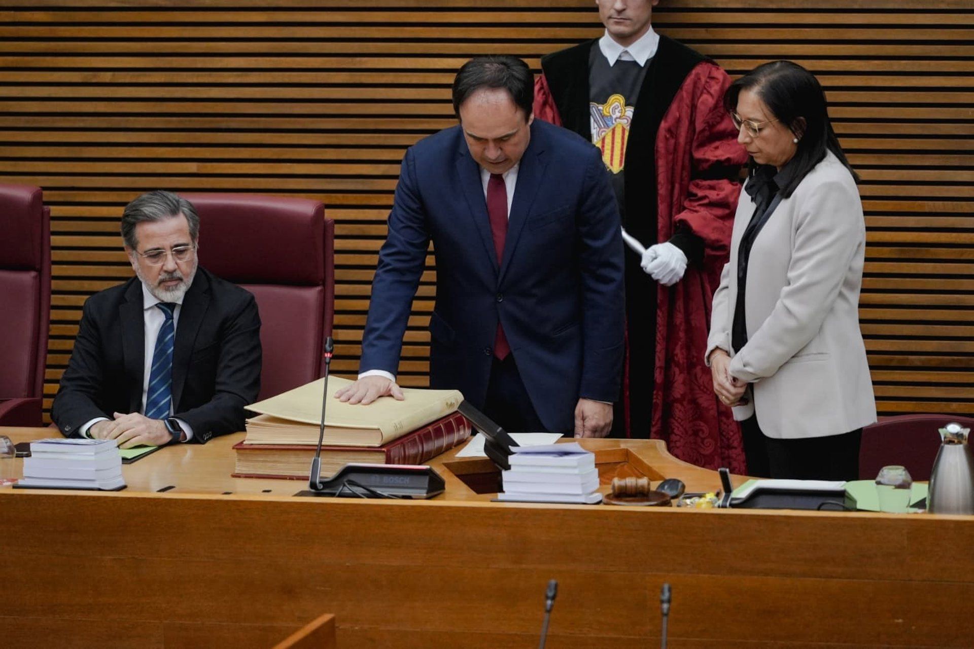 Juanfran Pérez Llorca ha tomado posesión este martes como 'president' de la Generalitat - JORGE GIL/EUROPA PRESS