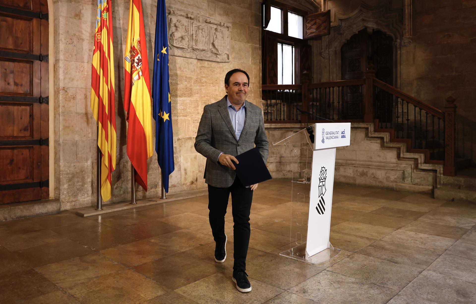 El 'president' Juanfran Pérez Llorca anuncia el nuevo Consell - ROBER SOLSONA - EUROPA PRESS