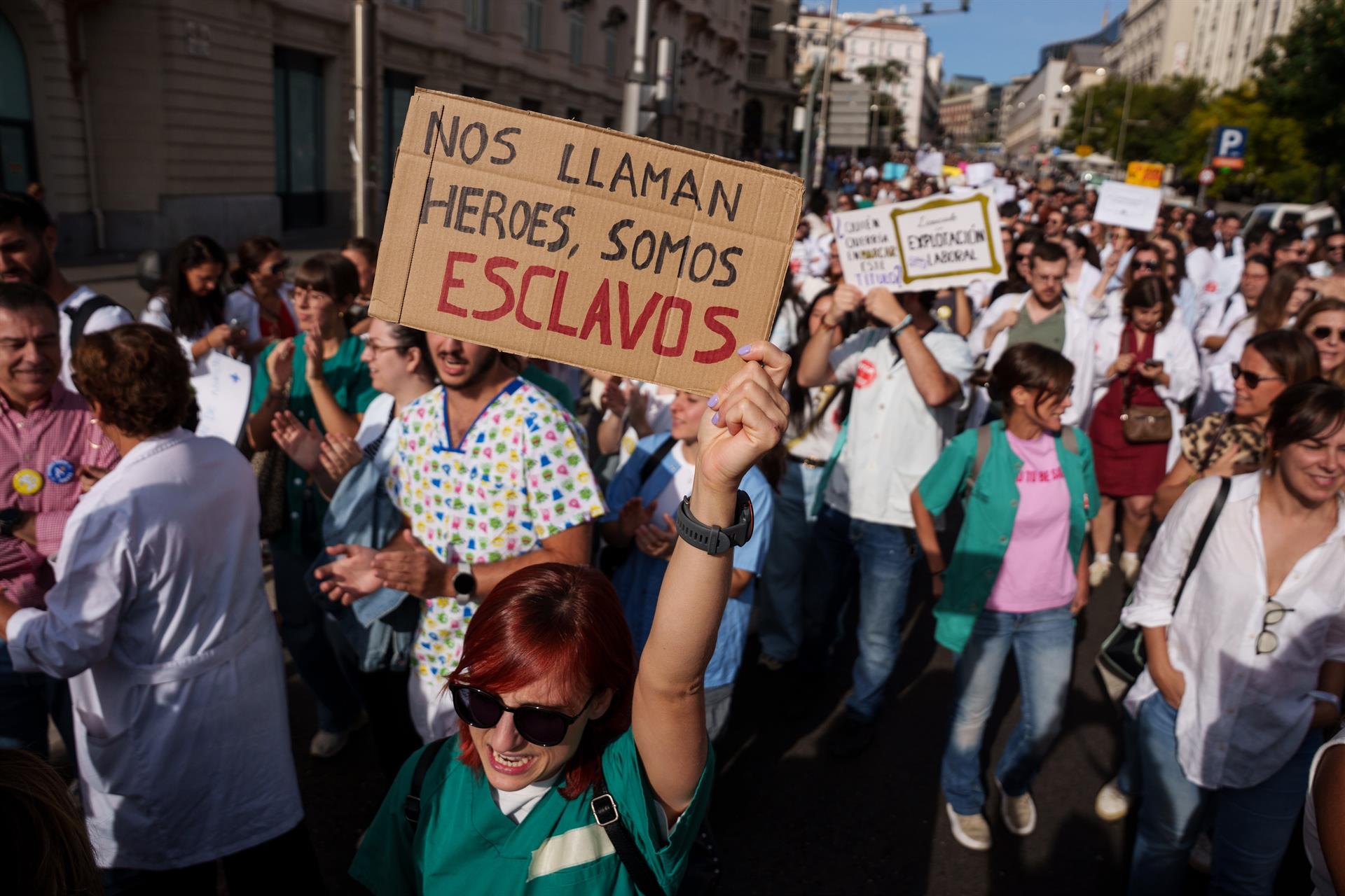 Manifestación de médicos