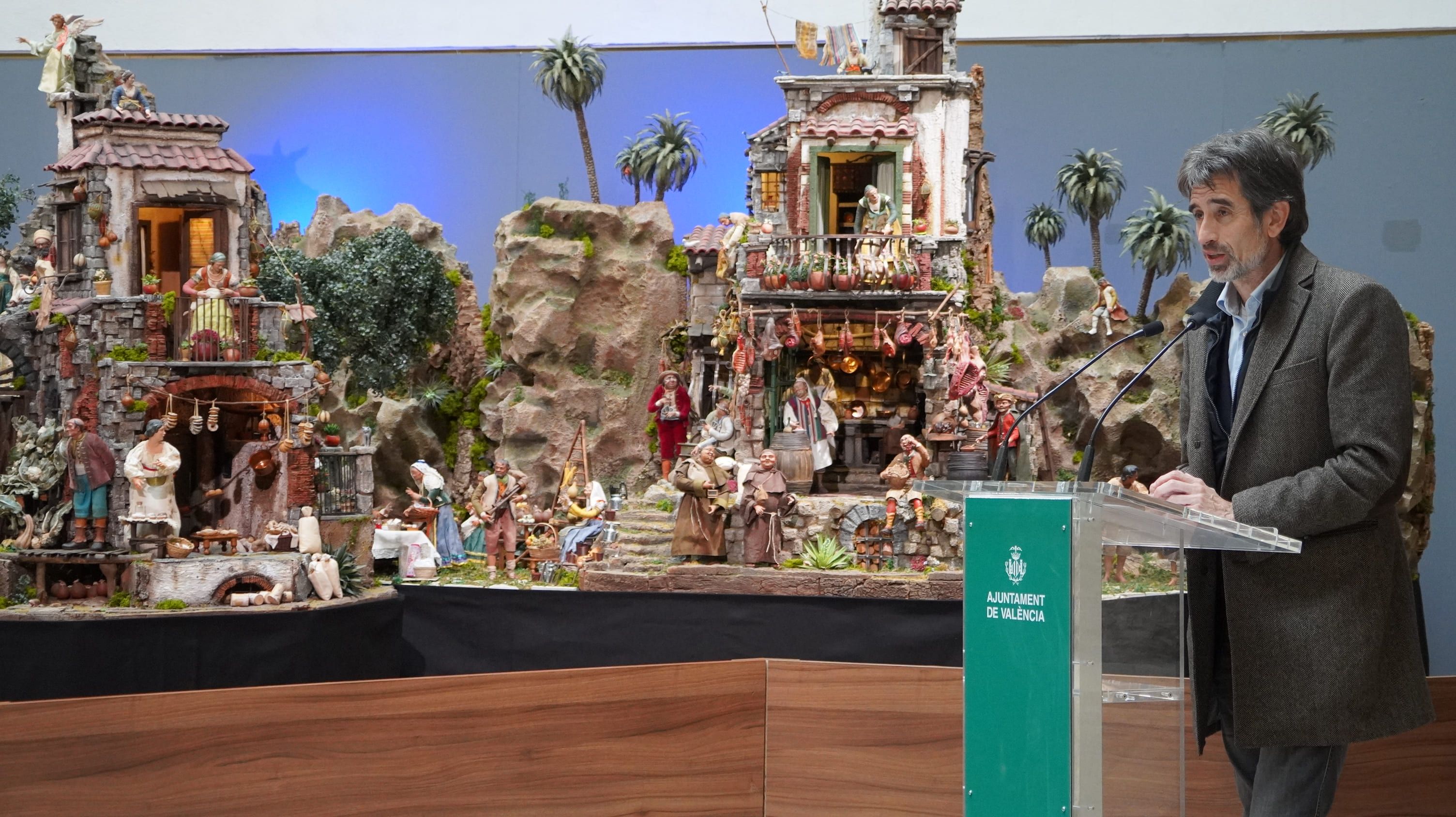 Belén napolitano del Palacio de Cervelló de Valencia