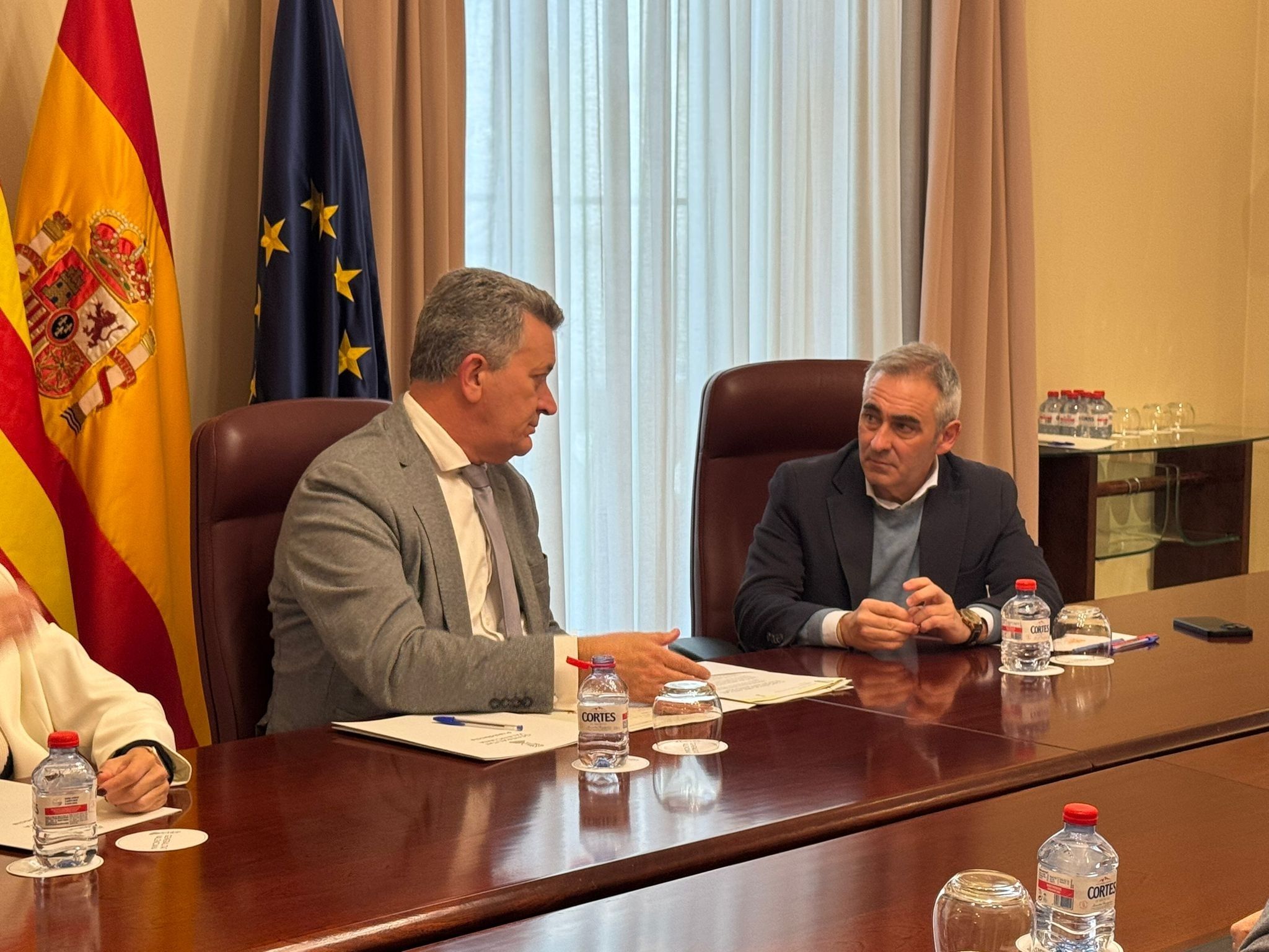 Reunió del Consell davant la crisi de la peste porcina catalana.