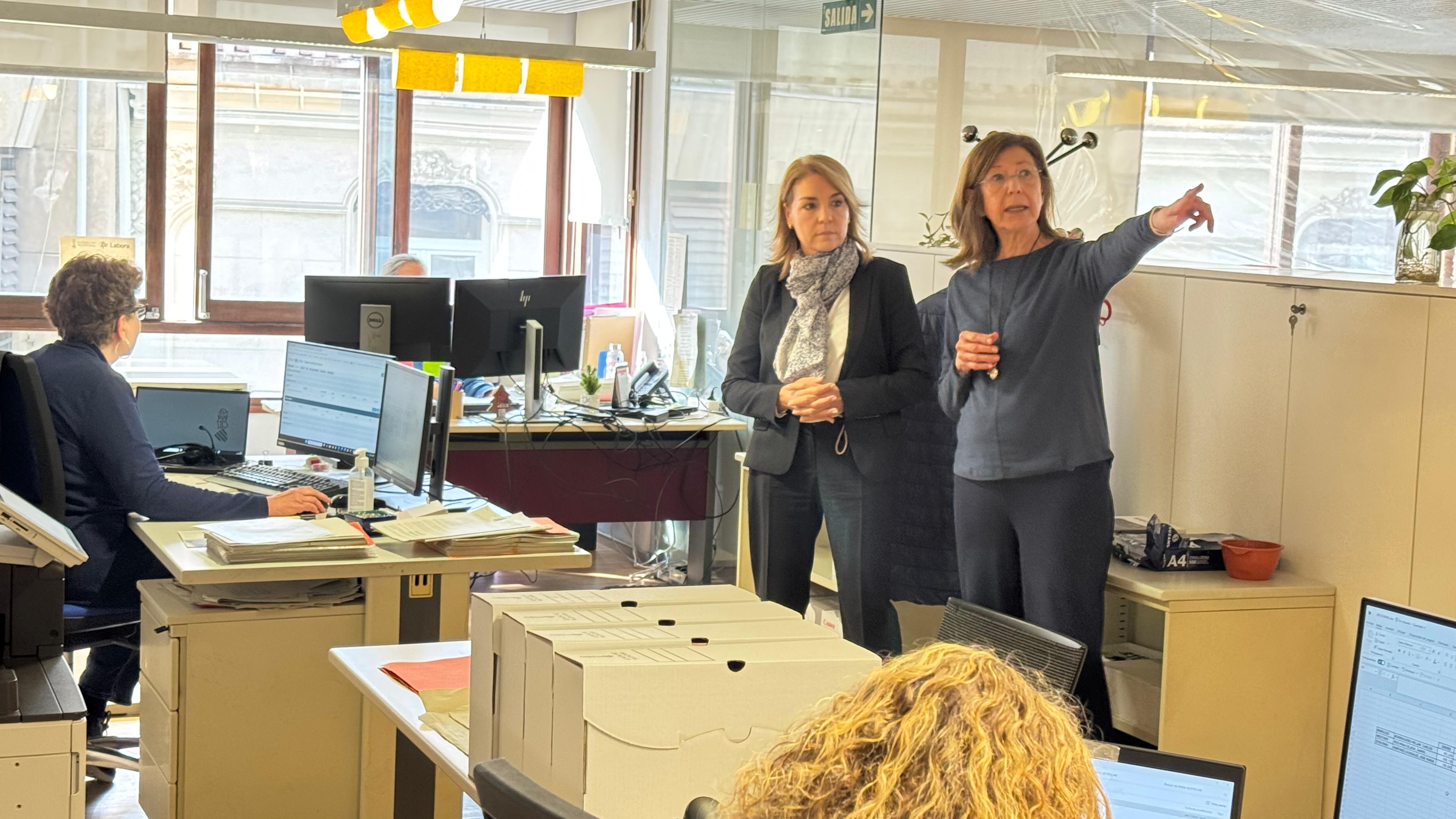 La vicepresidenta primera i consellera de Vivenda, Ocupació, Joventut i Igualtat, Susana Camarero La vicepresidenta primera i consellera de Vivenda, Ocupació, Joventut i Igualtat, Susana Camarero