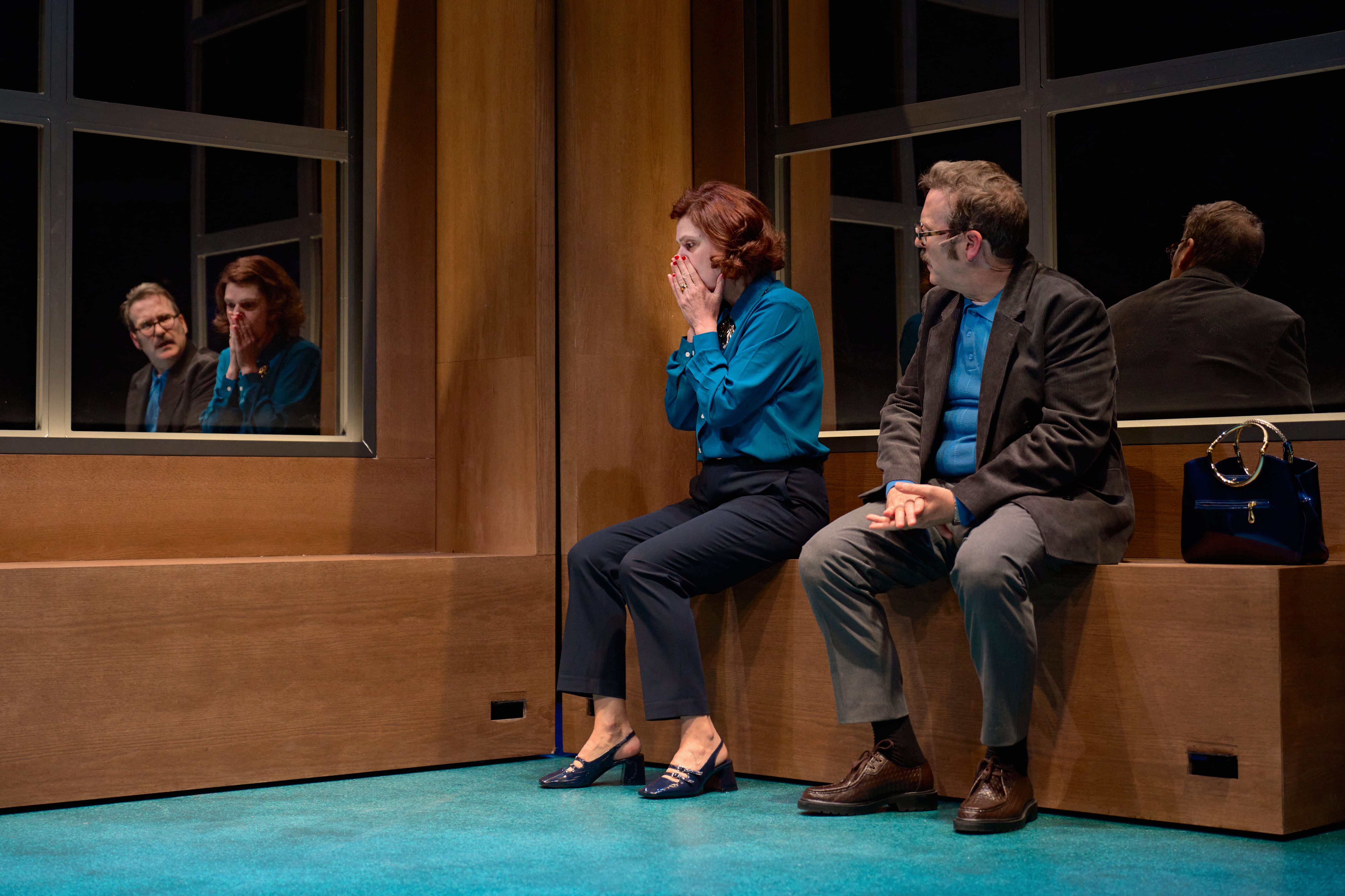 Natalie Pinot junto a Joaquín Reyes en la obra "La verdad"  © marcosGpunto 