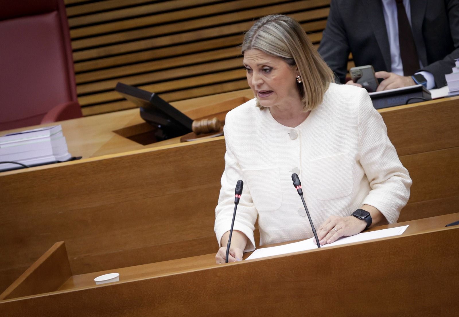 La consellera d'Educació, Cultura i Universitats, Carmen *Ortí