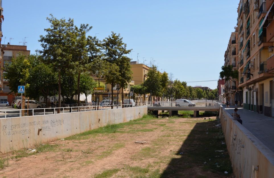 El barranc Saleta d'Aldaia