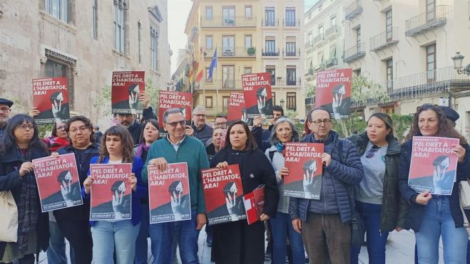 Manifestació pel dret a l'habitatge