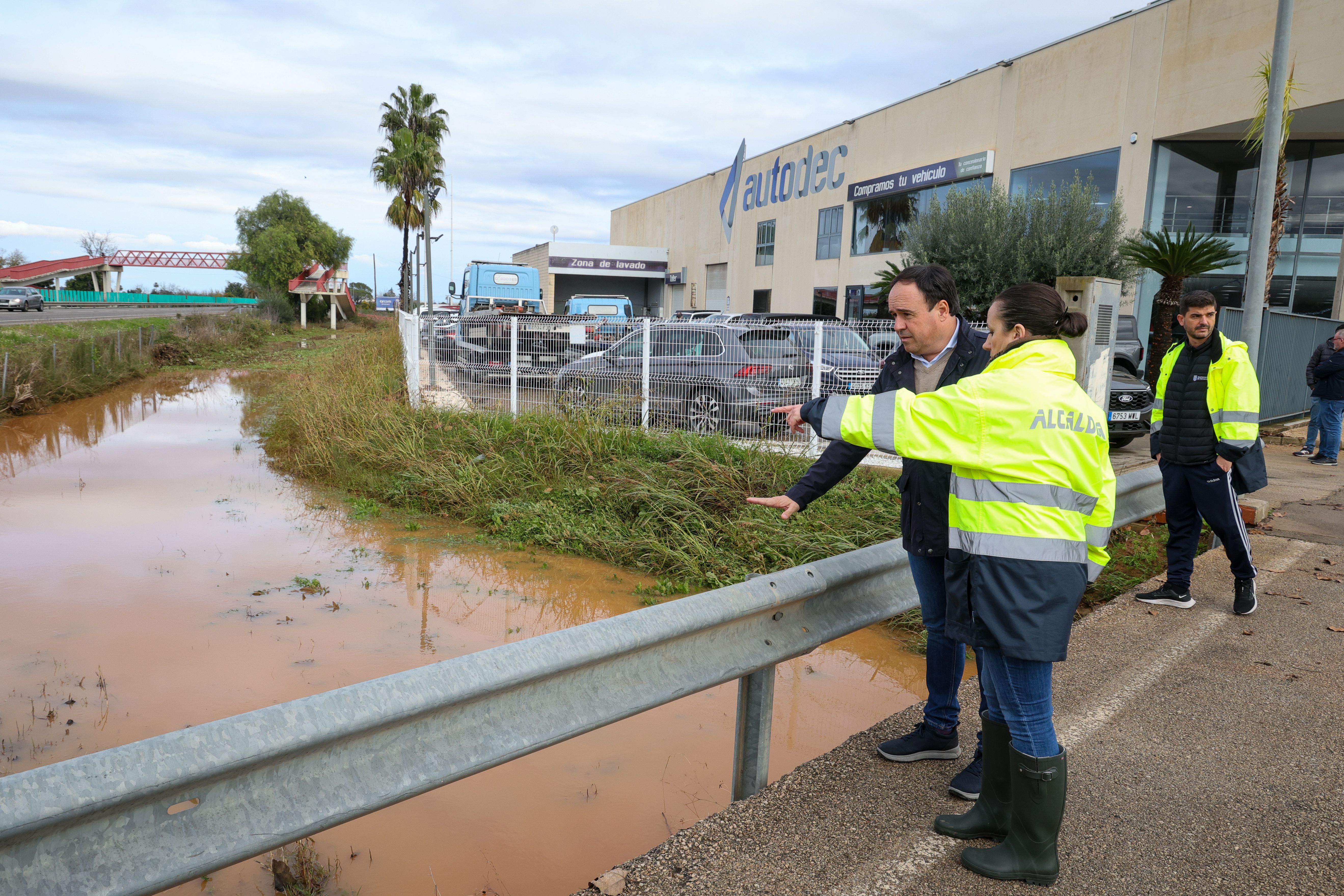Visita de Pérez Llorca a les zones afectades per les pluges