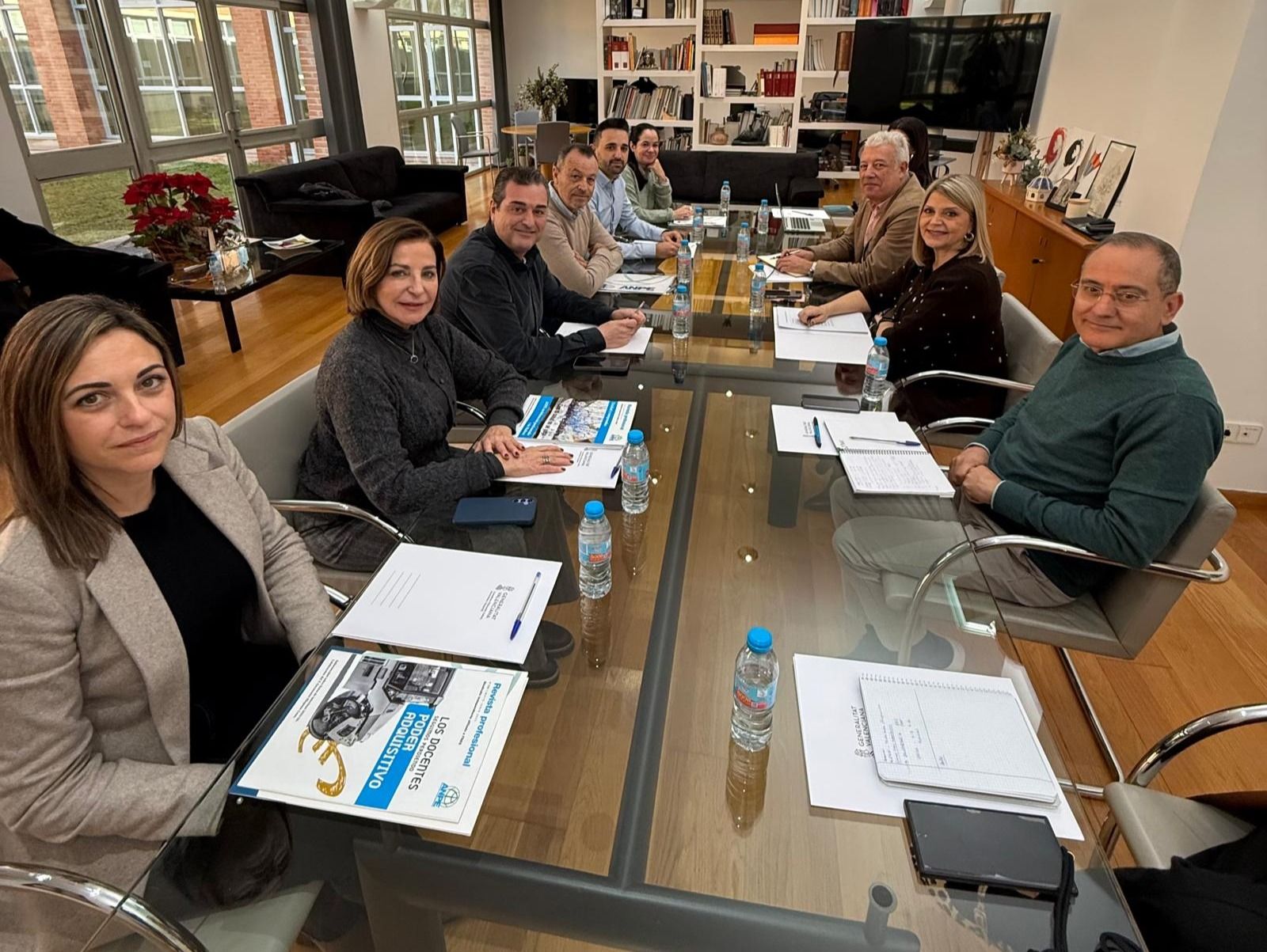 Reunió amb els sindicats educatius