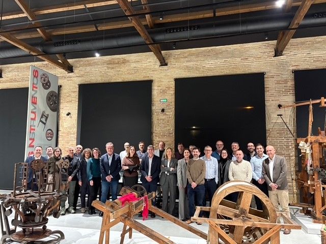 Consell Administració Caixa Ontinyent en el Museu Textil